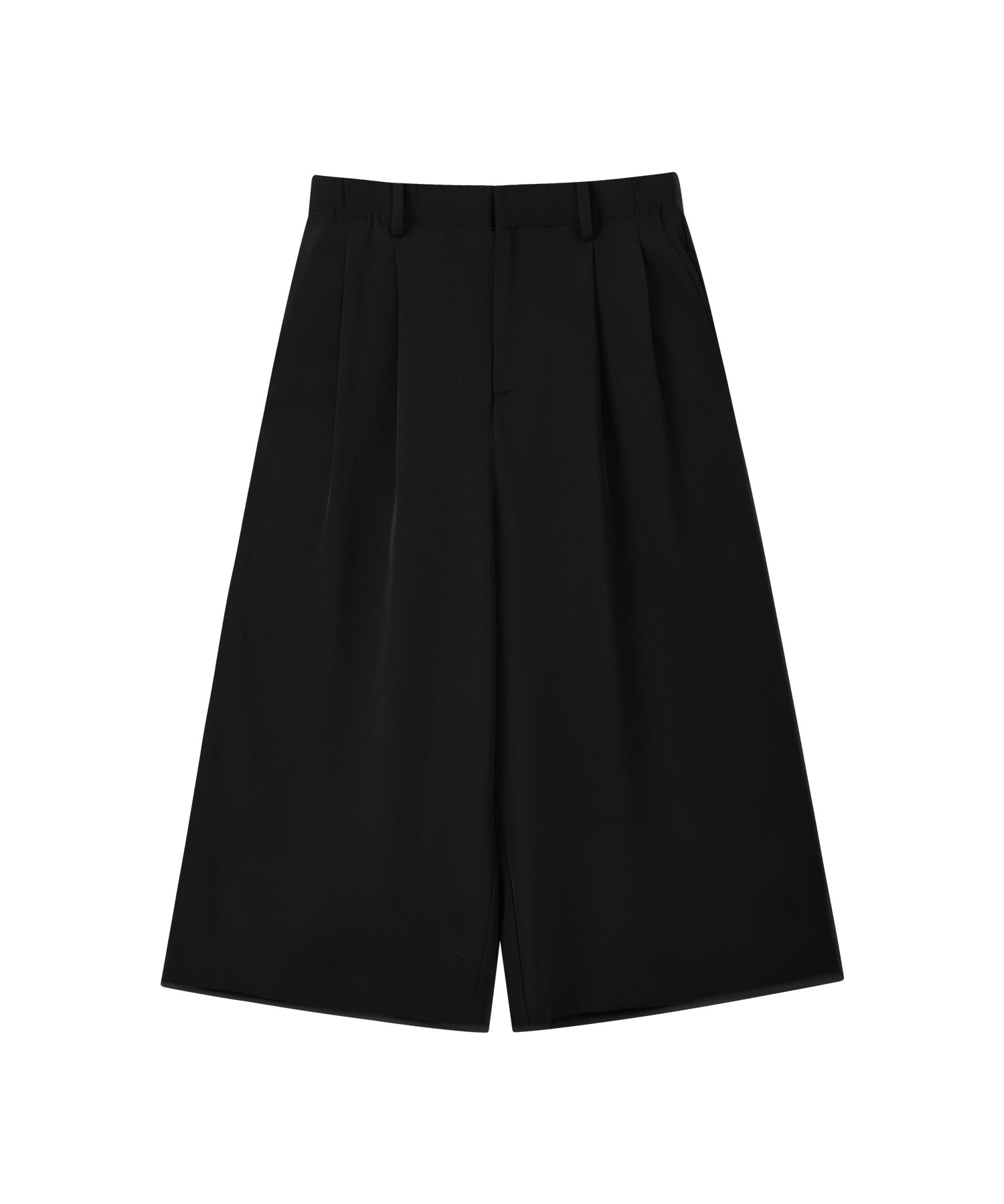 Wide-Leg Culotte Slacks