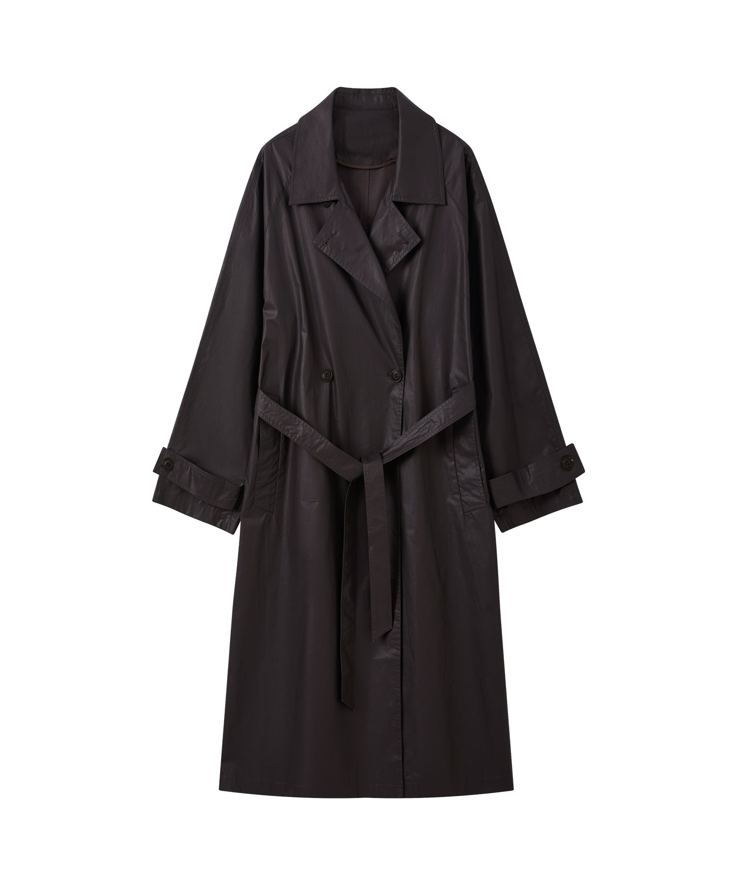 "Shipping late February to early March" Oversized Belted Long Trench Coat