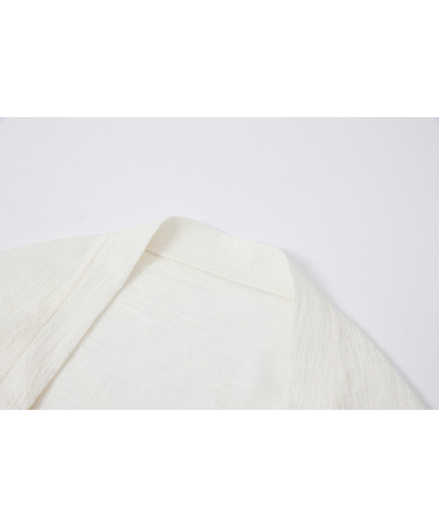 "Shipping from late February to early March" Textured Sheer Bolero Cardigan