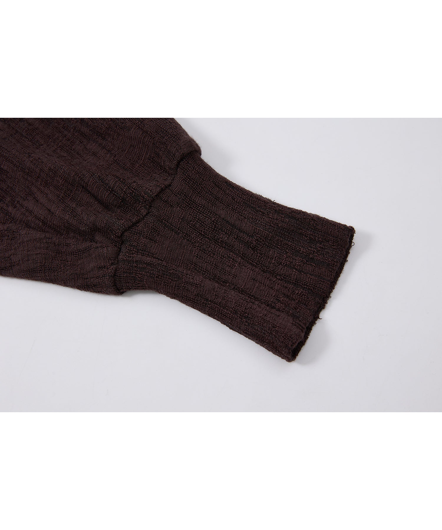 "Shipping from late February to early March" Textured Sheer Bolero Cardigan