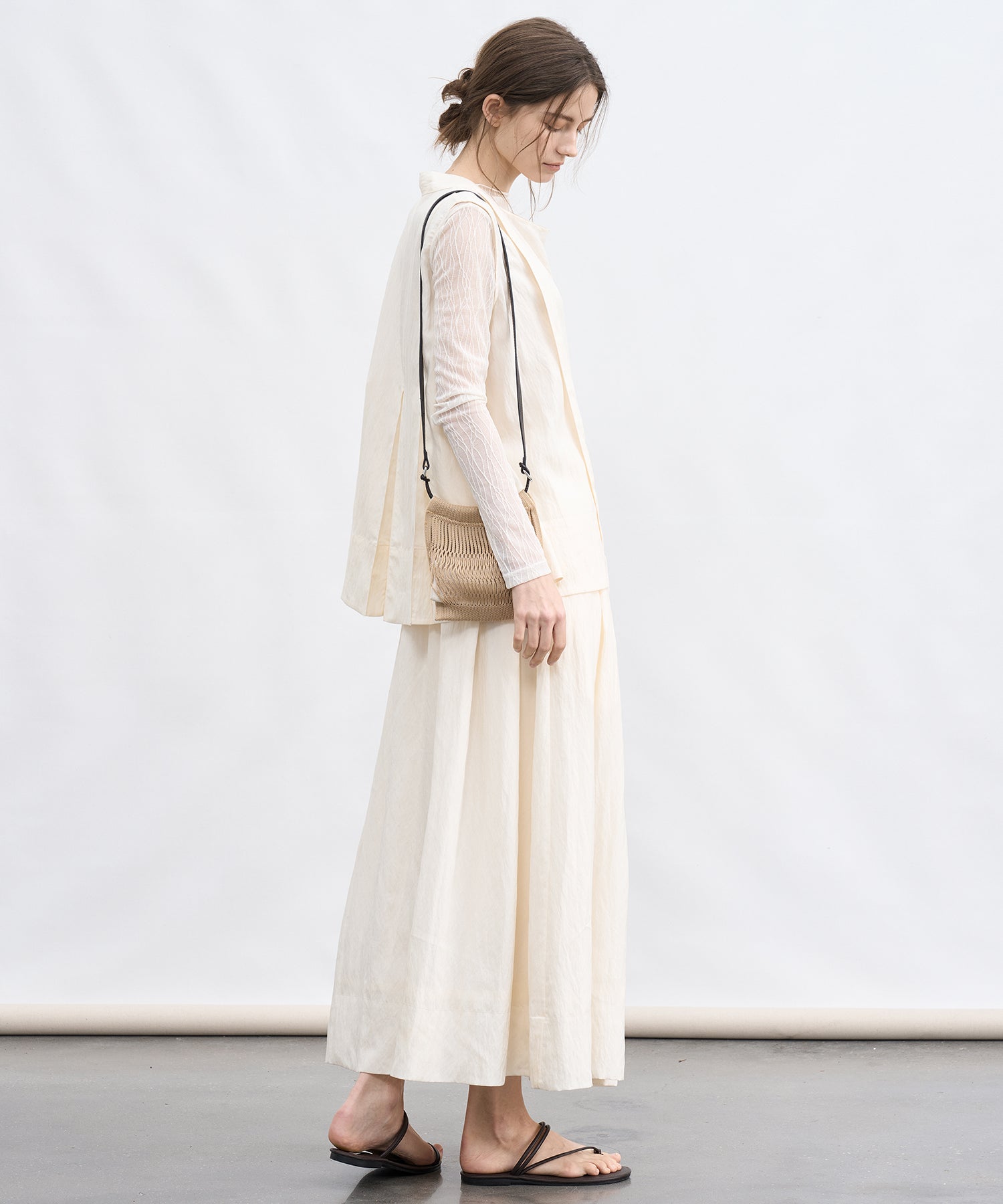 Flared Long Skirt