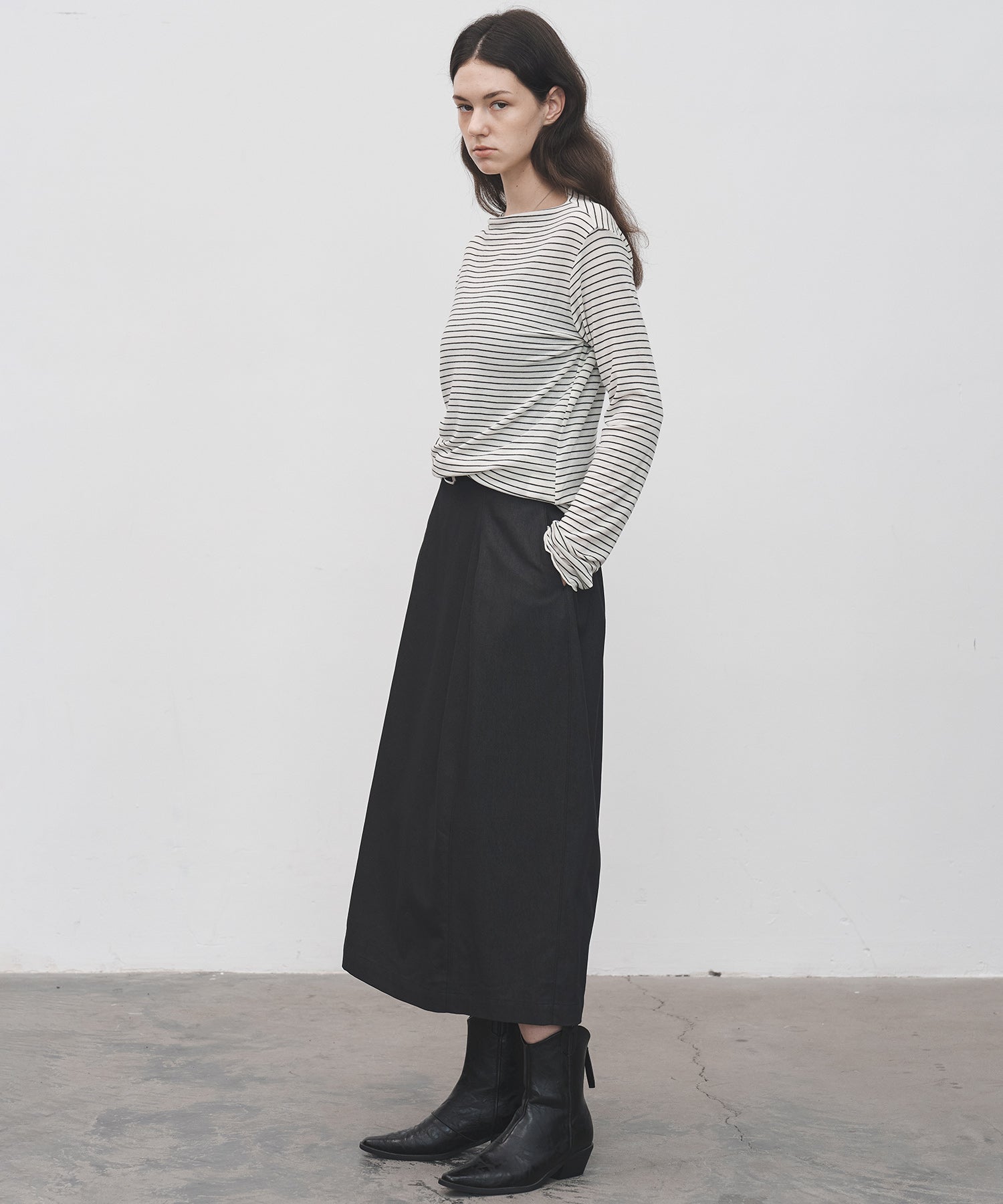 High-Waist Cocoon Balloon Skirt