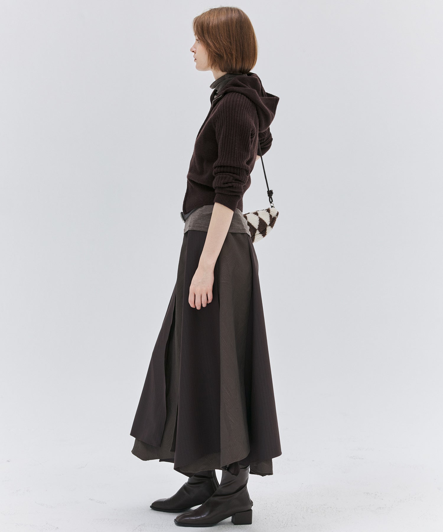 Deconstructed Multi-Panel A-Line Skirt