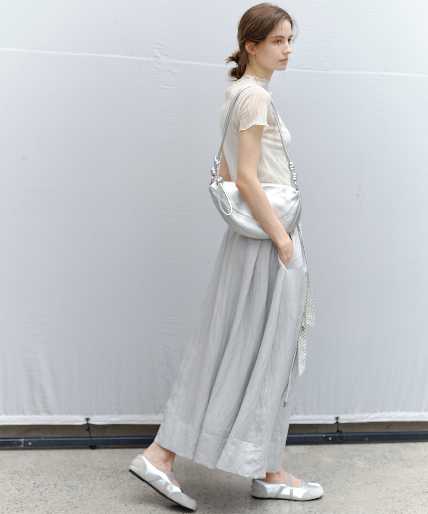 Flared Long Skirt