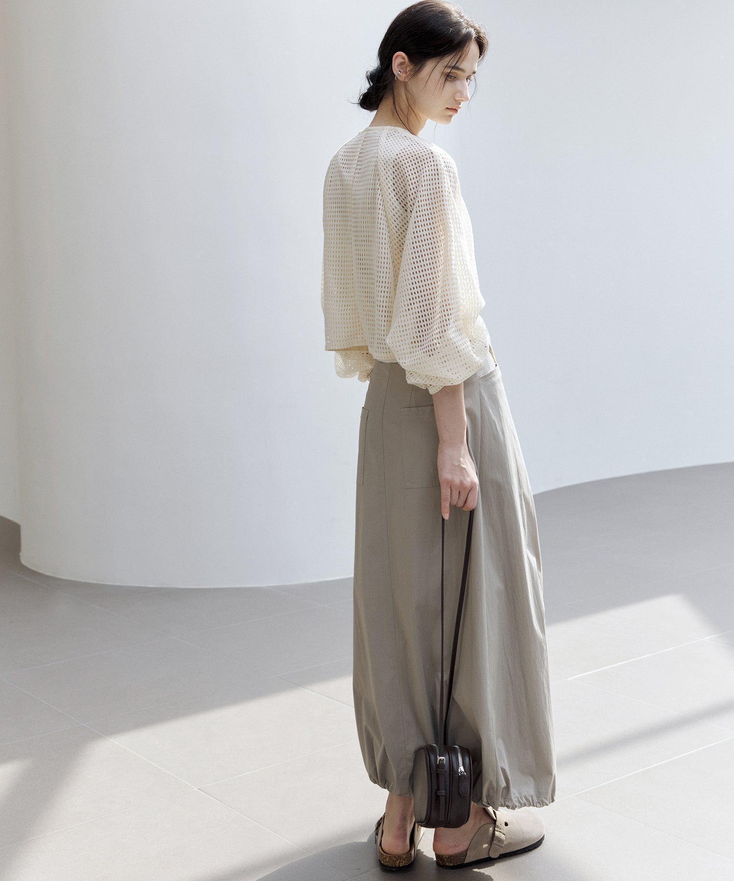 Sheer Cutwork Short Bolero Cardigan