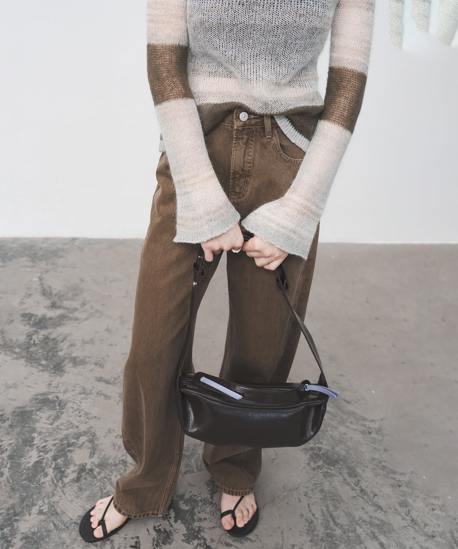 Mid-Rise Straight Wide-Leg Jeans