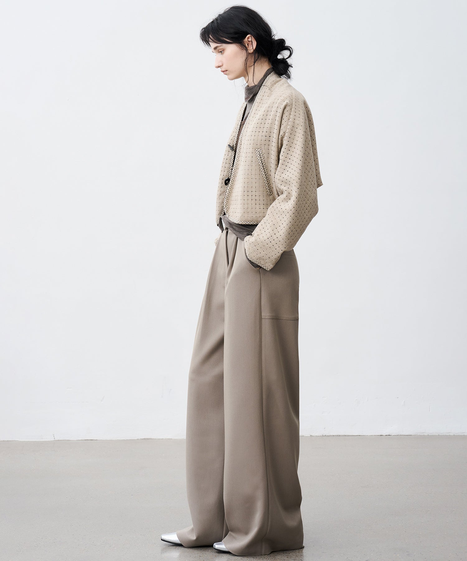 Layered Cut-Out Jacket