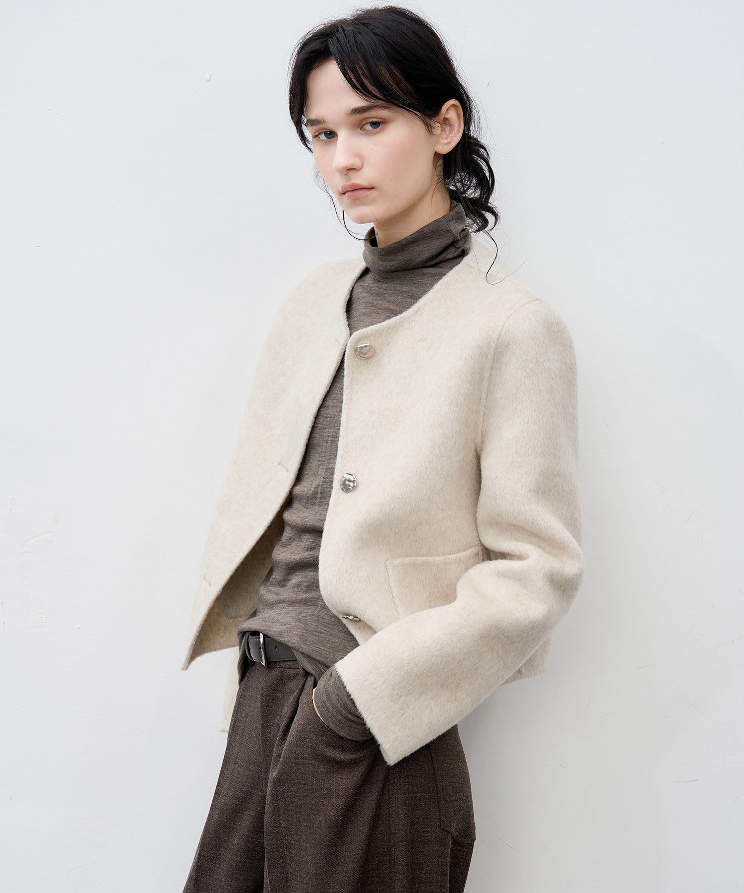 Classic Wool Handmade Short Coat