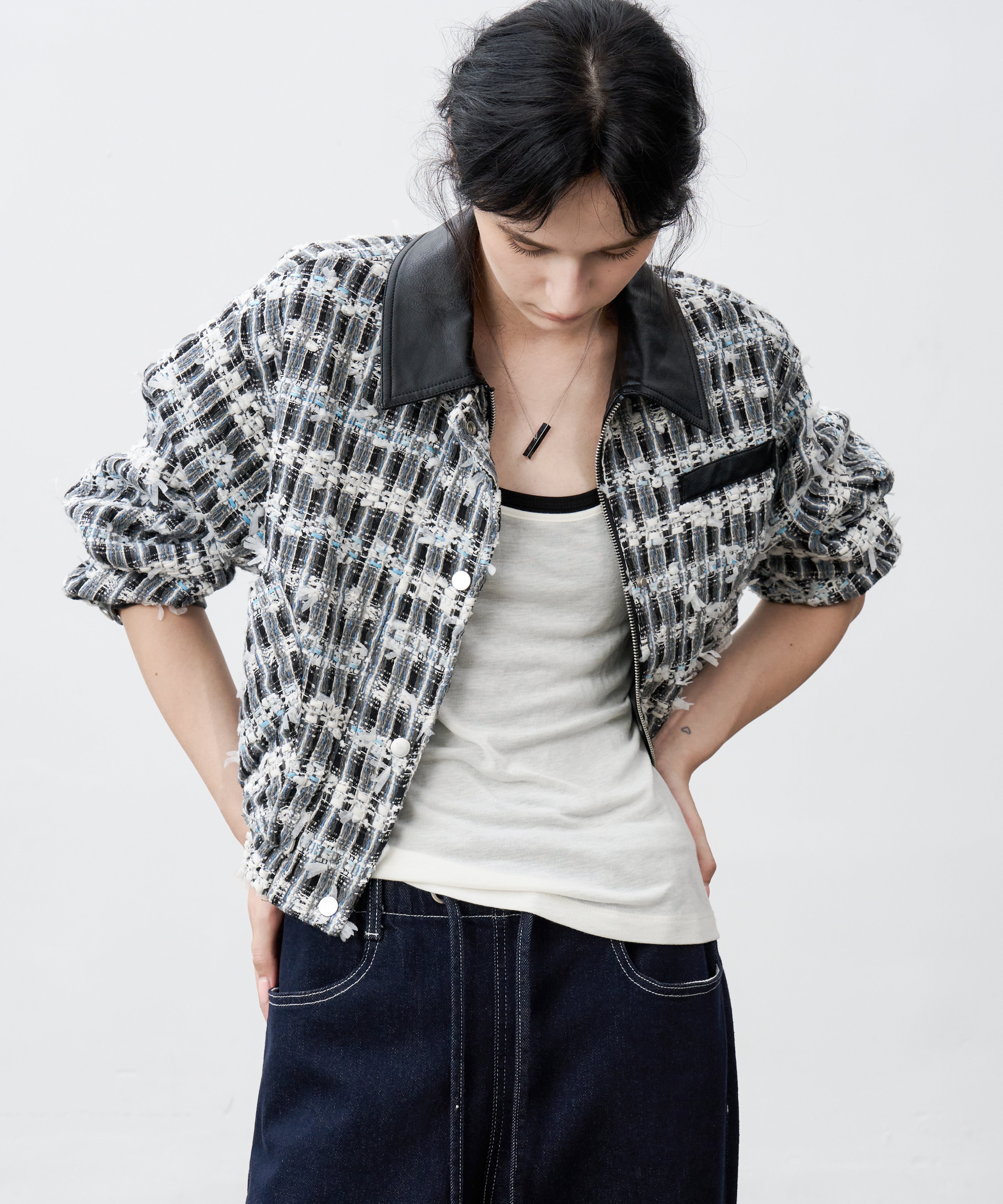 Oversized Tweed Jacket