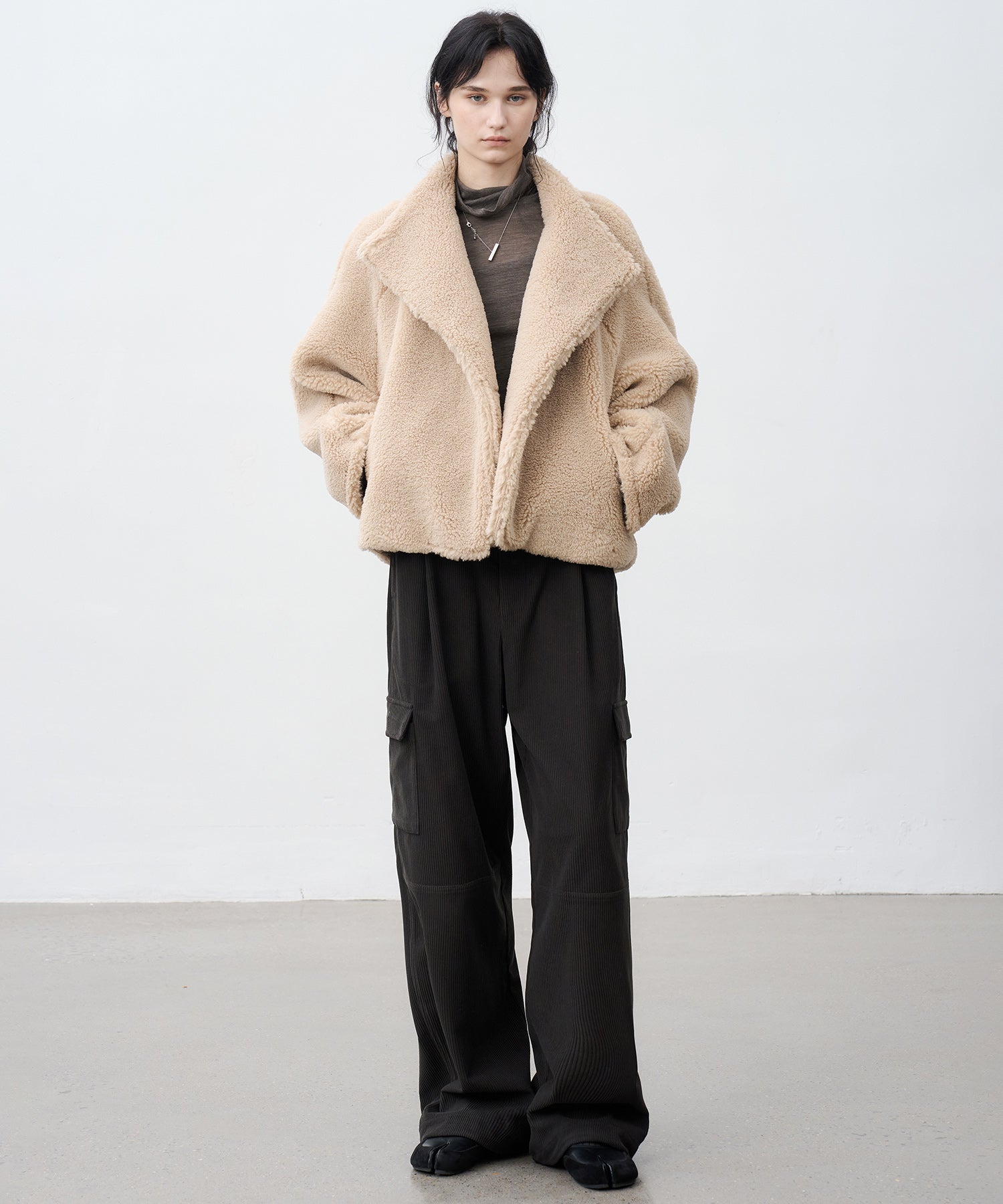 Corduroy Mid-Rise Straight Utility Pants