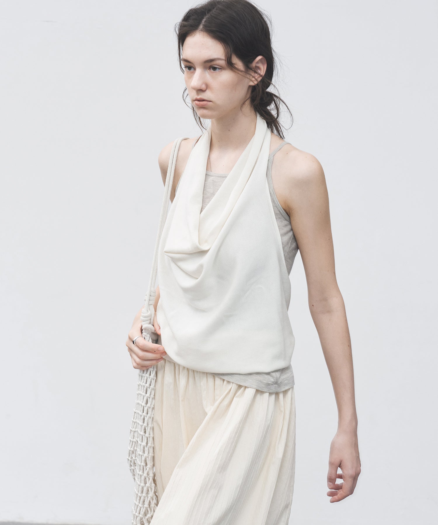 Drape Neck Halter Top