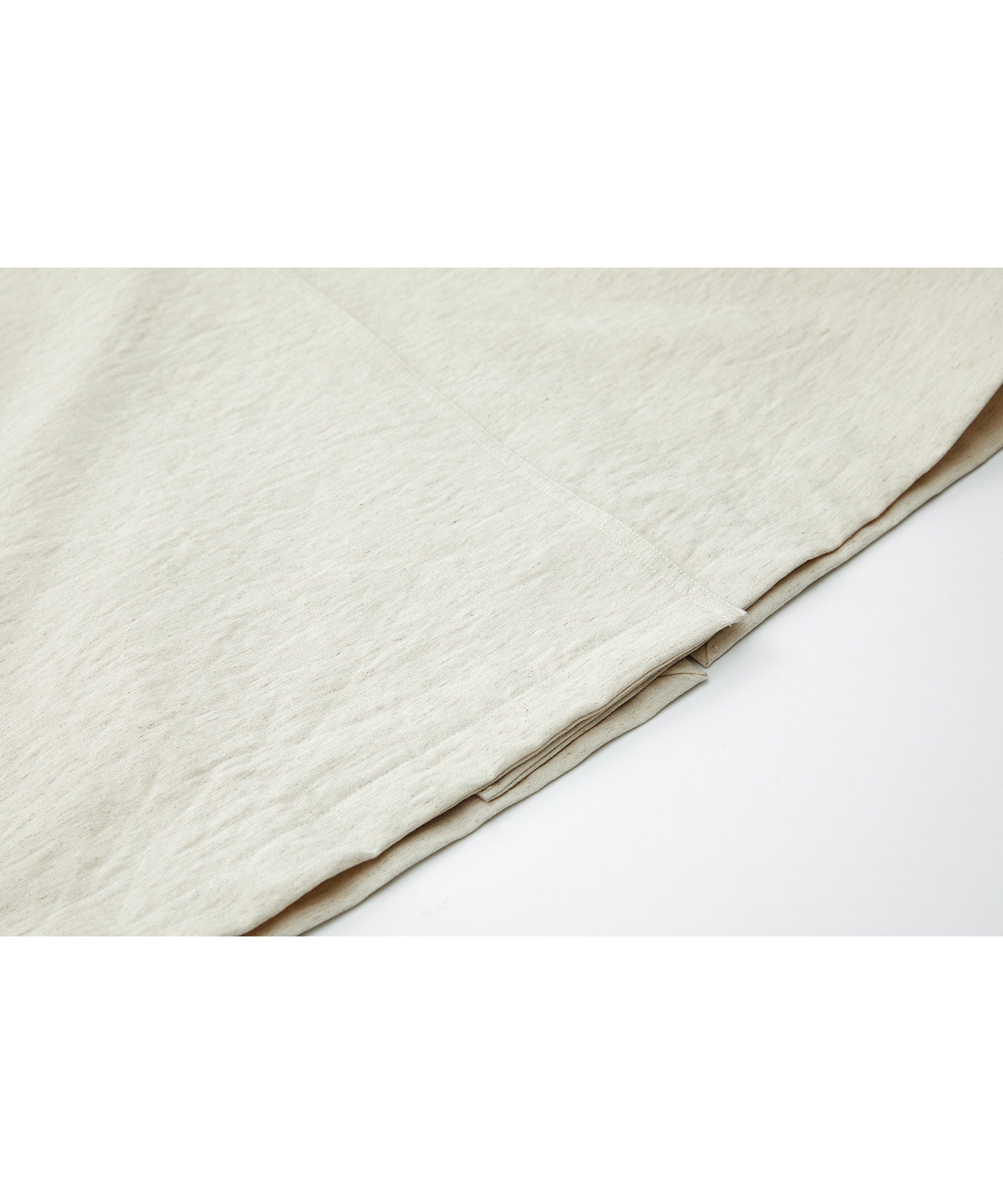 Linen Blend Double-Breasted Long Trench Coat with Epaulettes and Belt