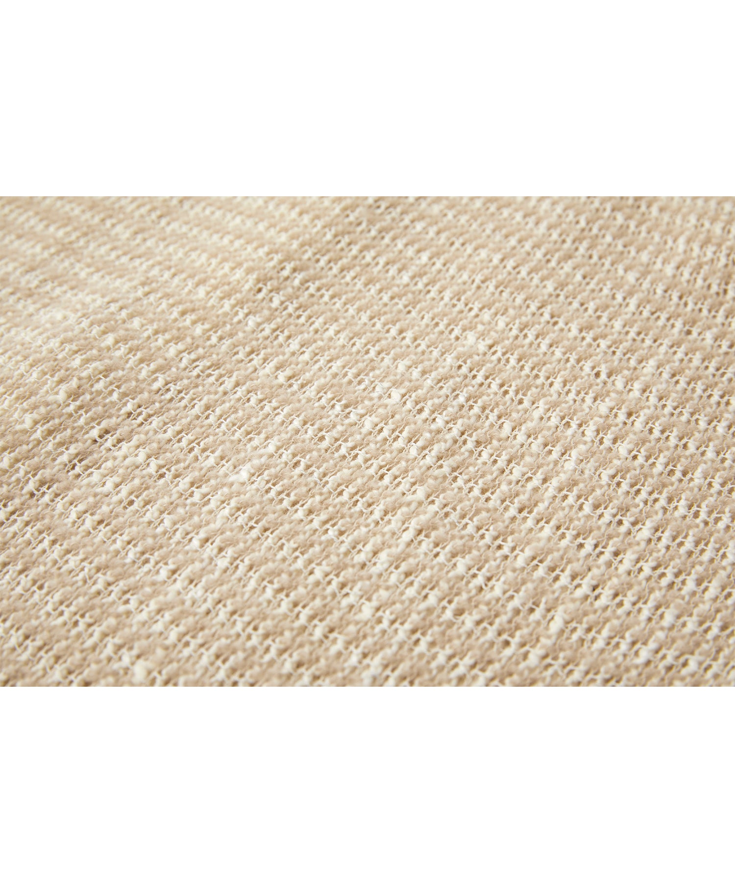 Two-Tone Openwork Knit Shirt Blouse