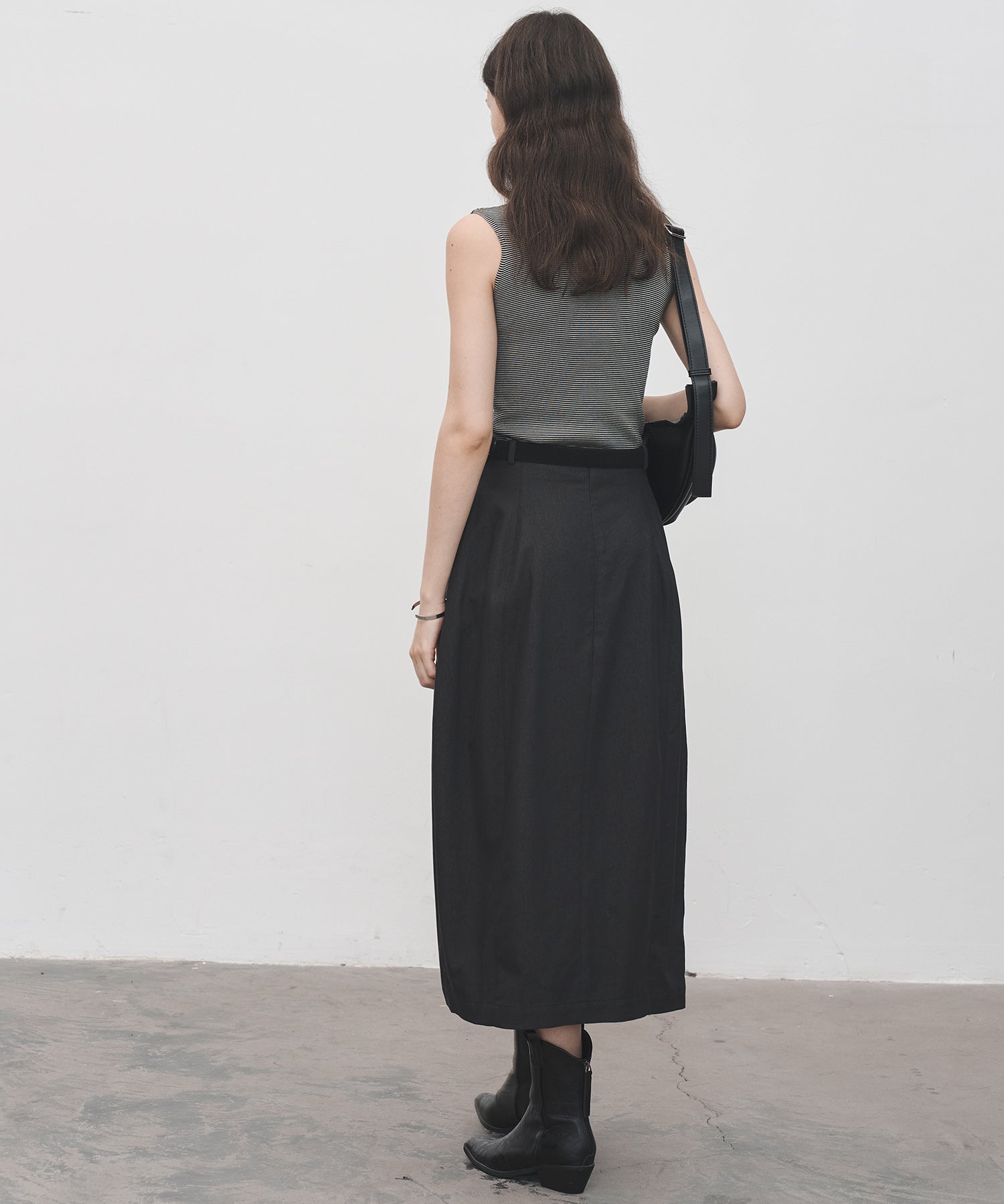 High-Waist Cocoon Balloon Skirt