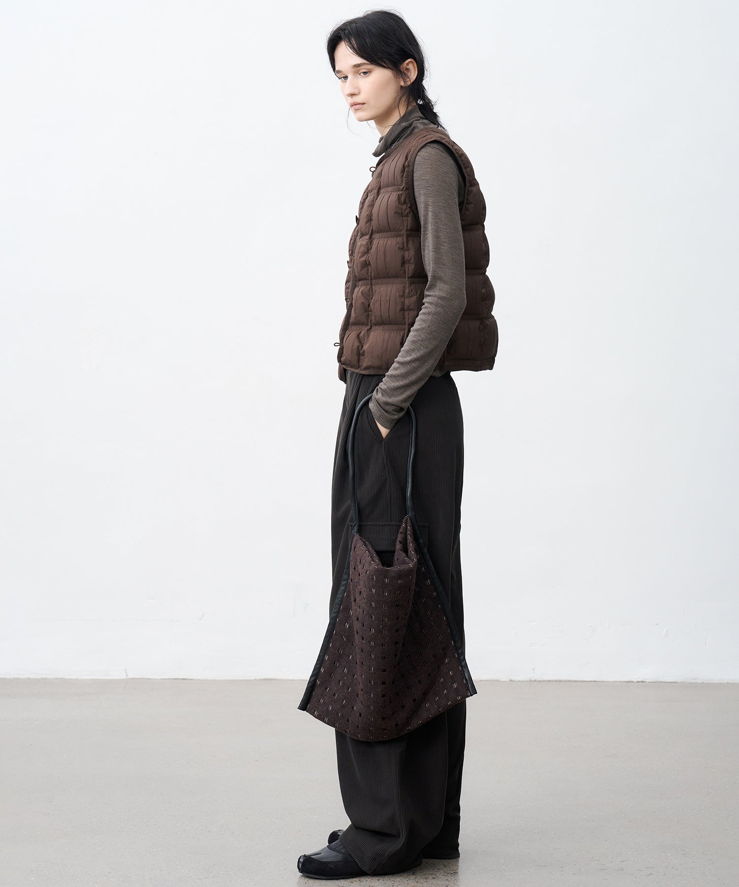 Corduroy Mid-Rise Straight Utility Pants