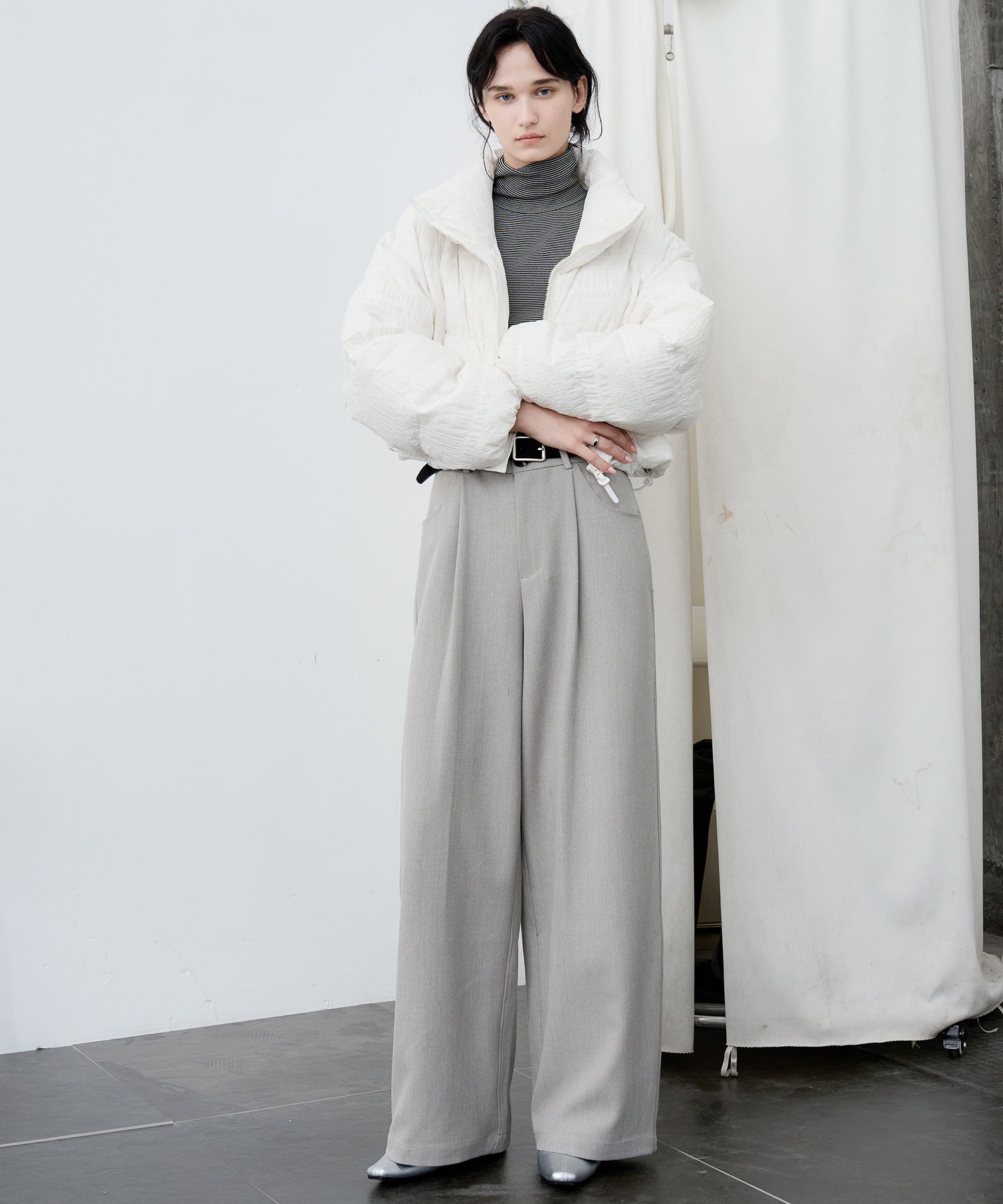 Textured Lightweight Down Jacket