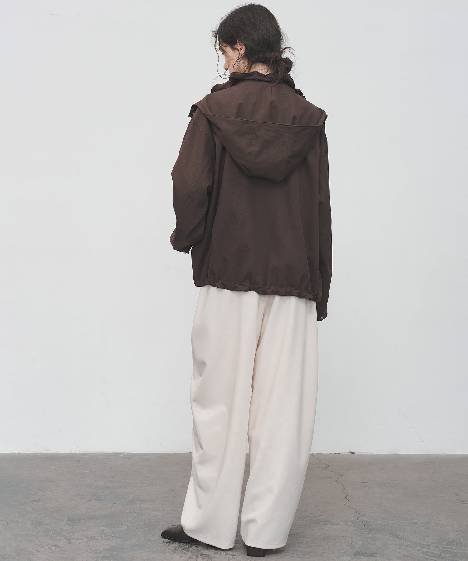 Frill-Collar Short Jacket