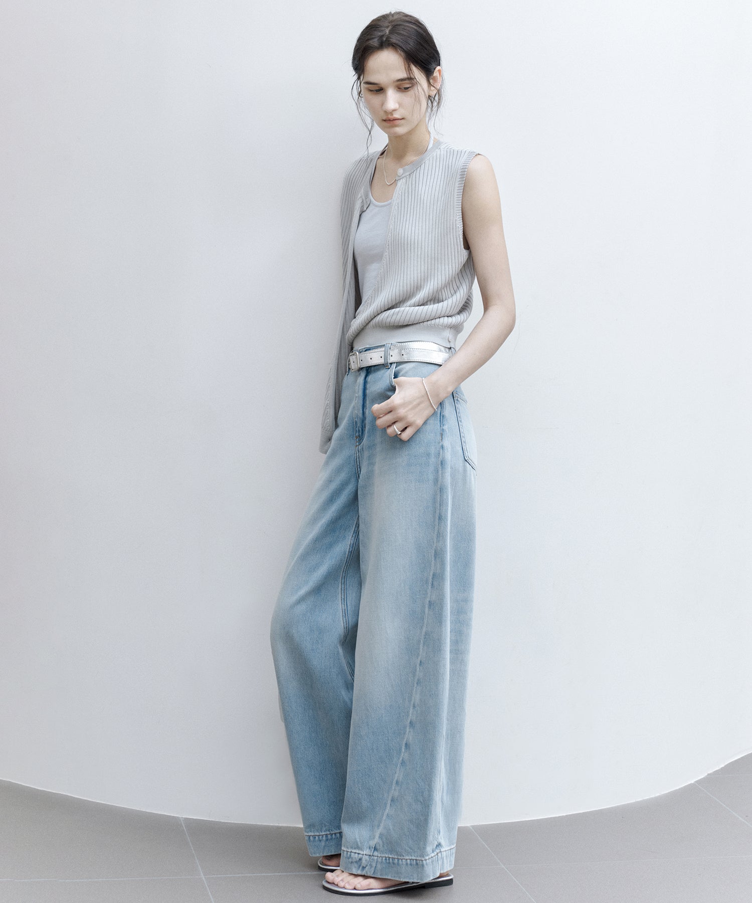 Layered Halter Neck T-Shirt Set