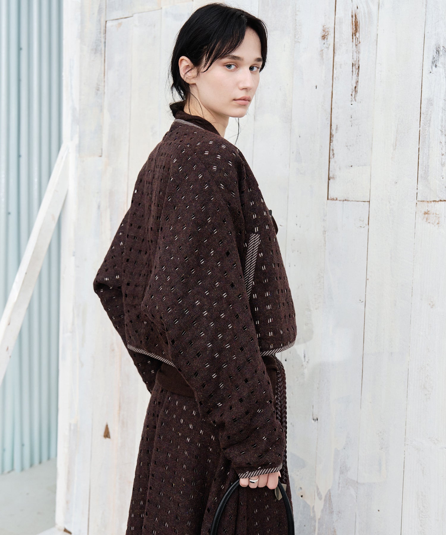 Layered Cut-Out Jacket