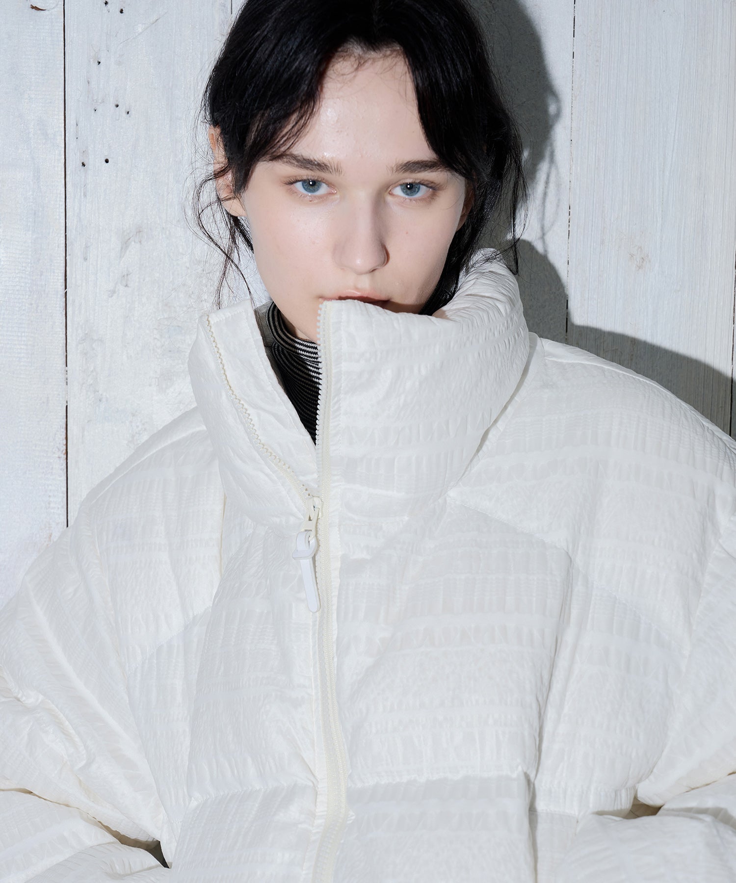 Textured Lightweight Down Jacket