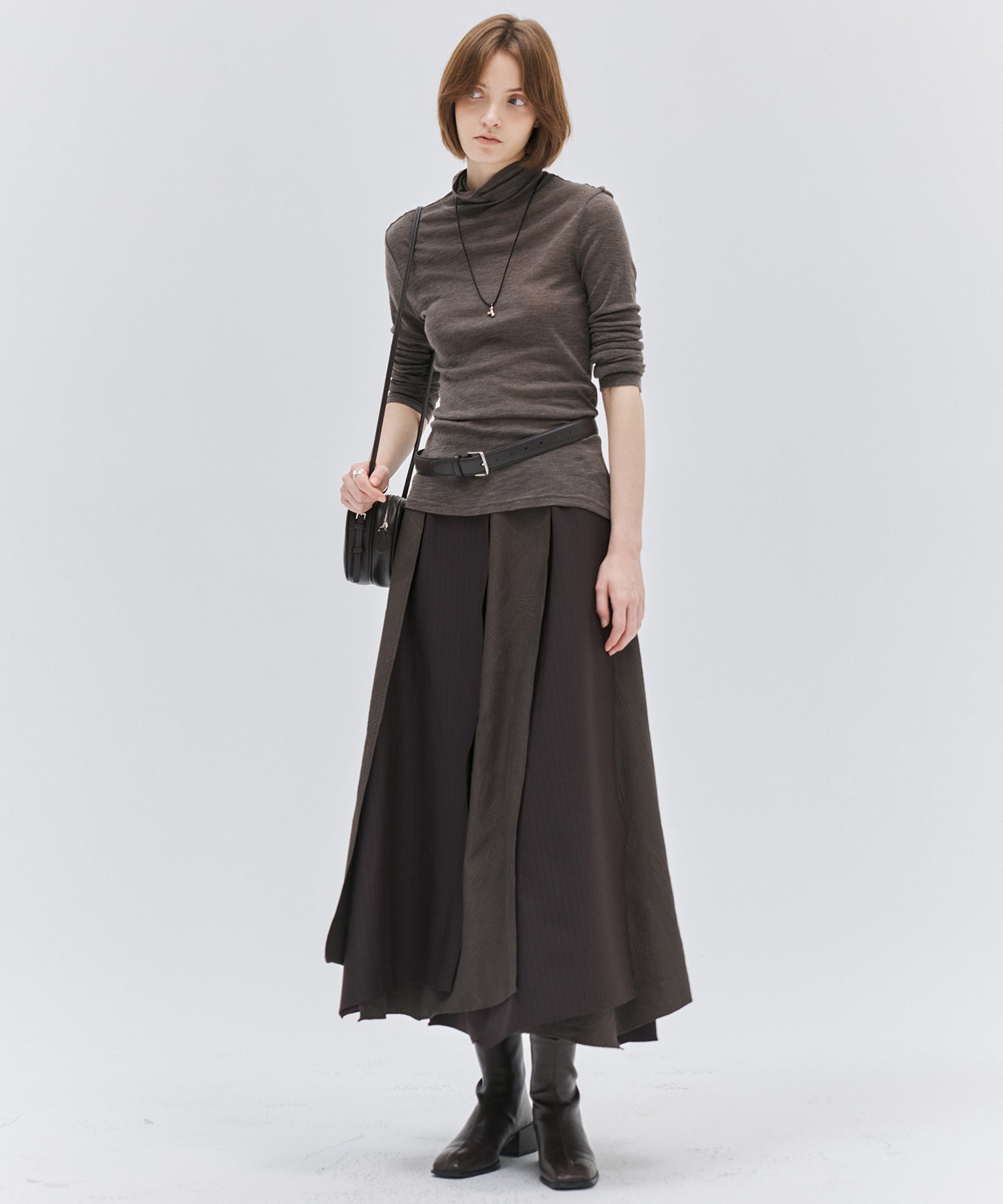 Deconstructed Multi-Panel A-Line Skirt