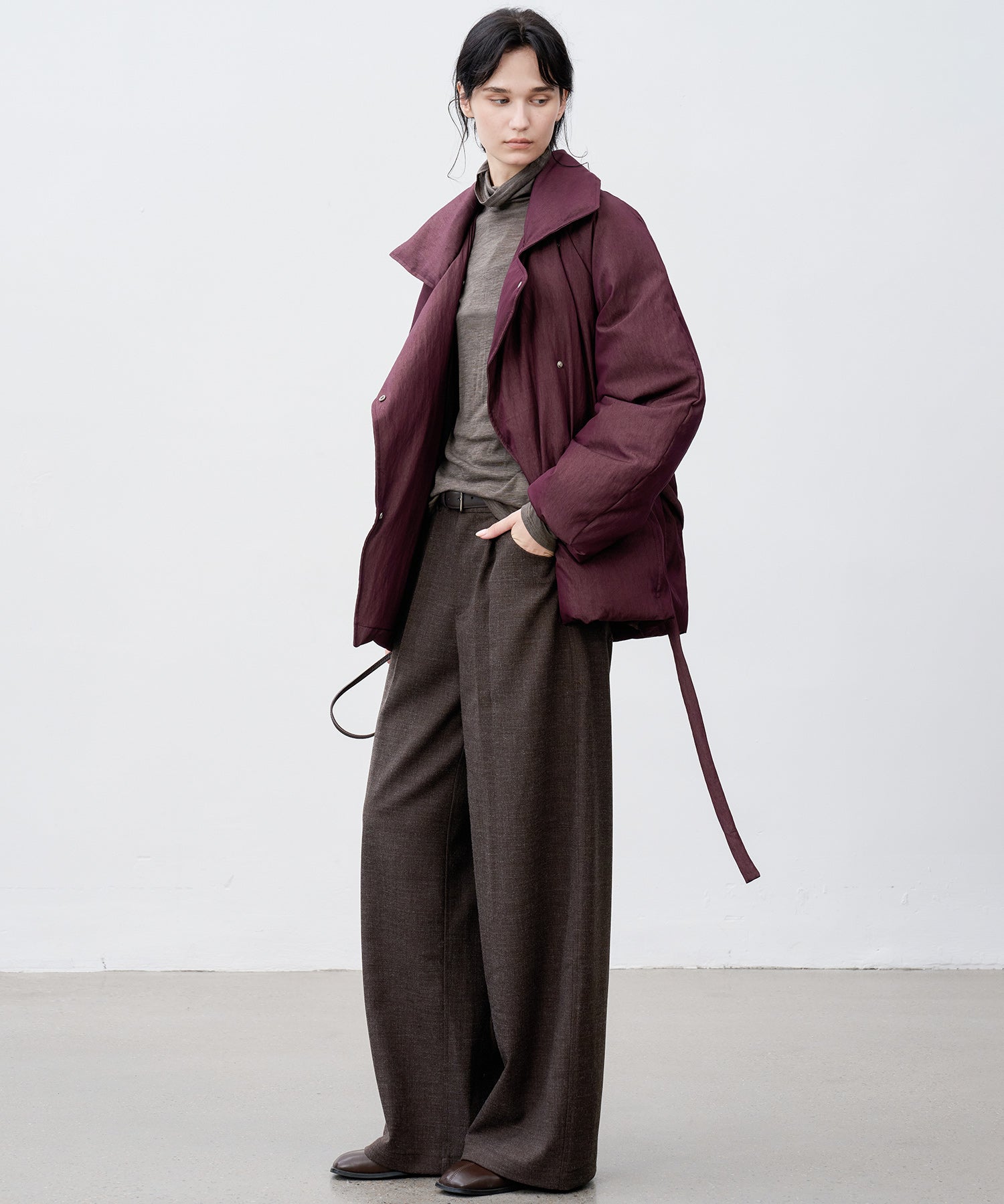 Lapel Short Down Coat