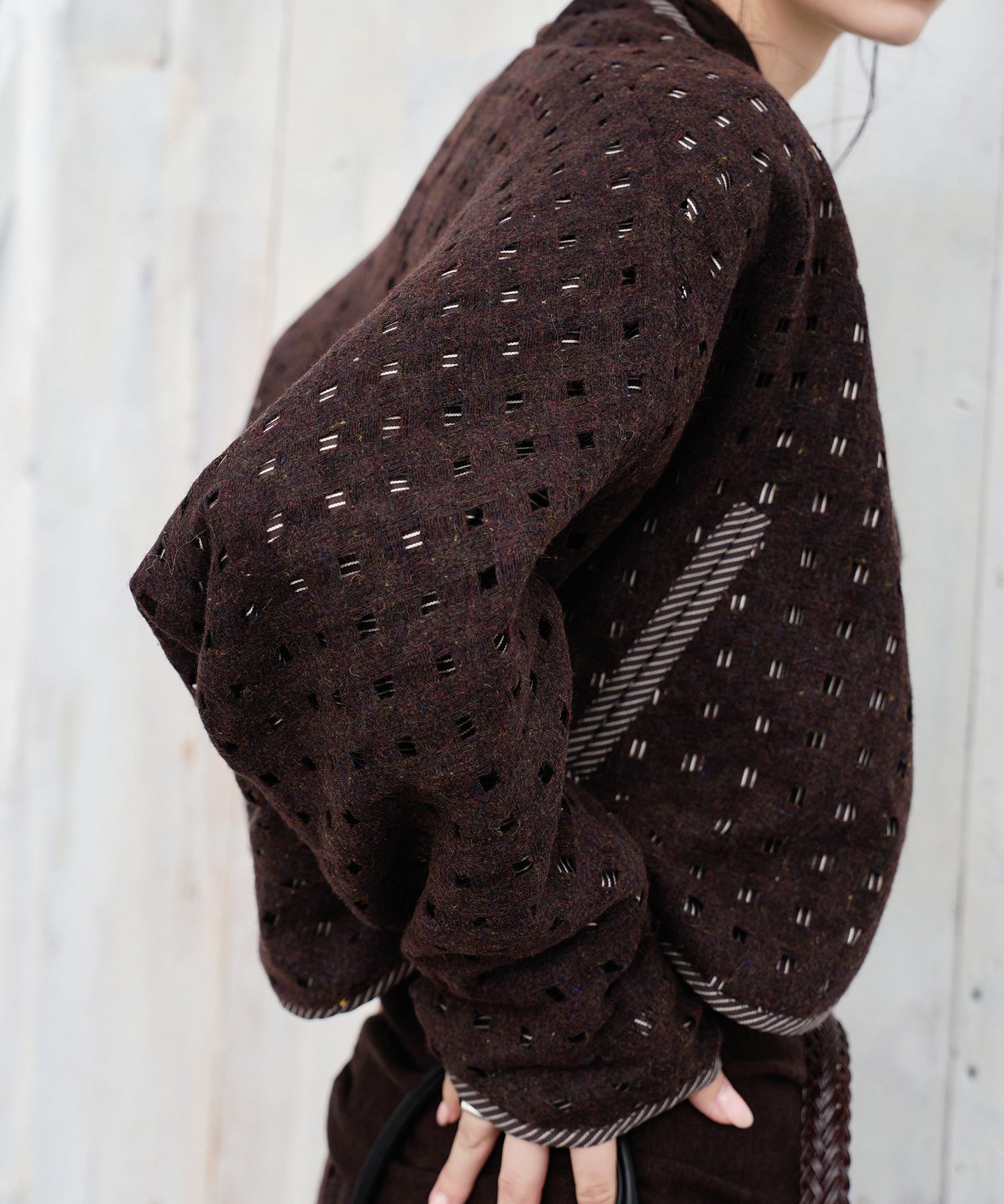 Layered Cut-Out Jacket