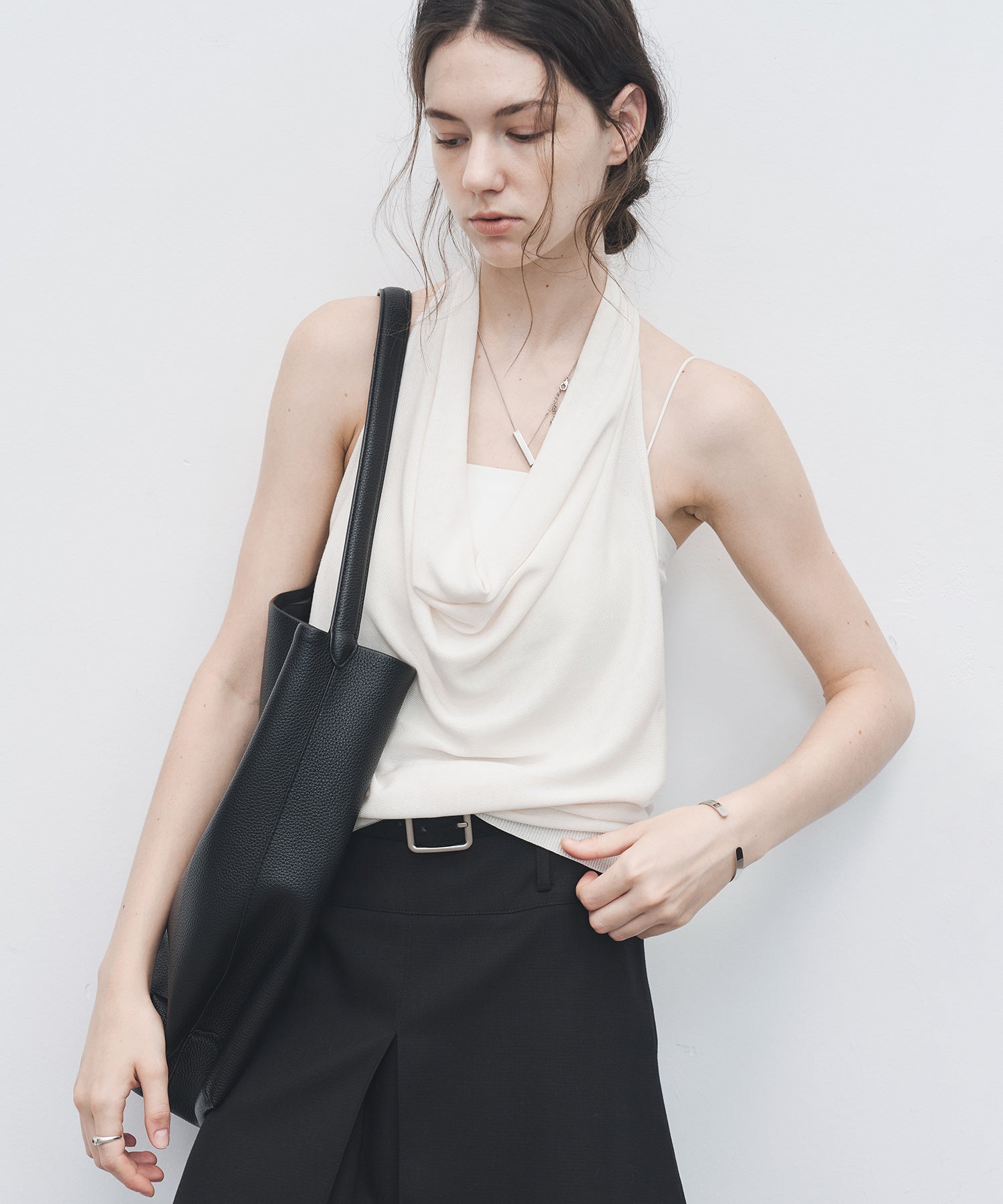 Drape Neck Halter Top