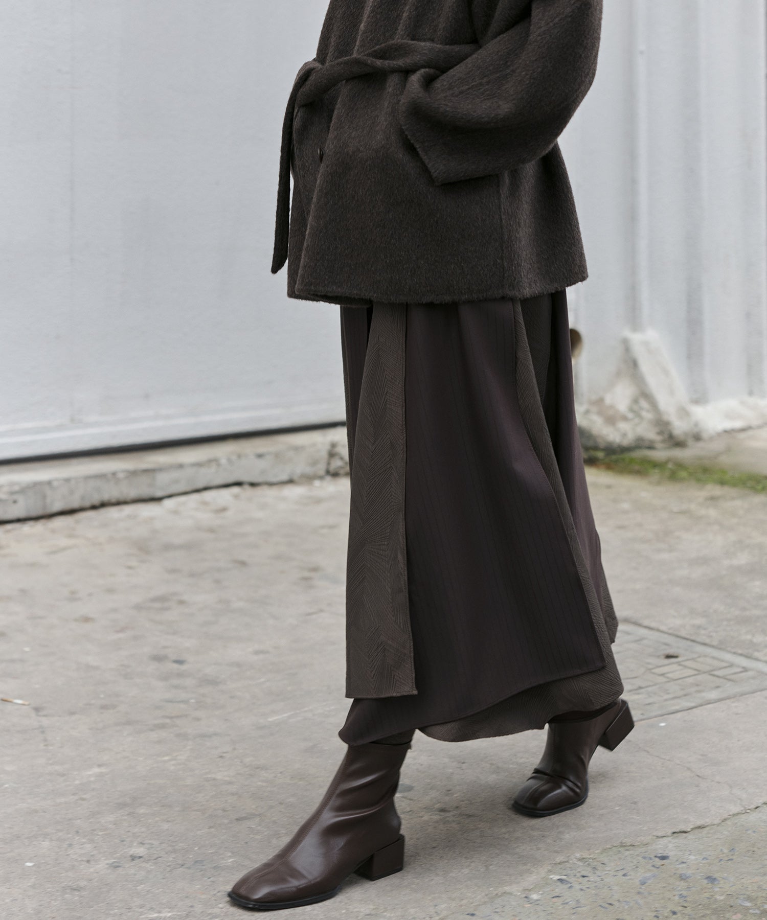 Deconstructed Multi-Panel A-Line Skirt