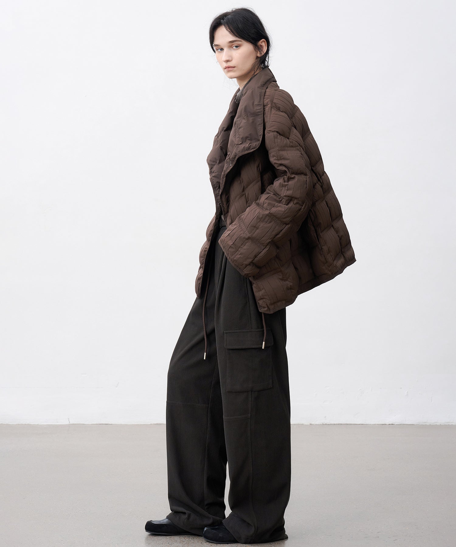 Corduroy Mid-Rise Straight Utility Pants