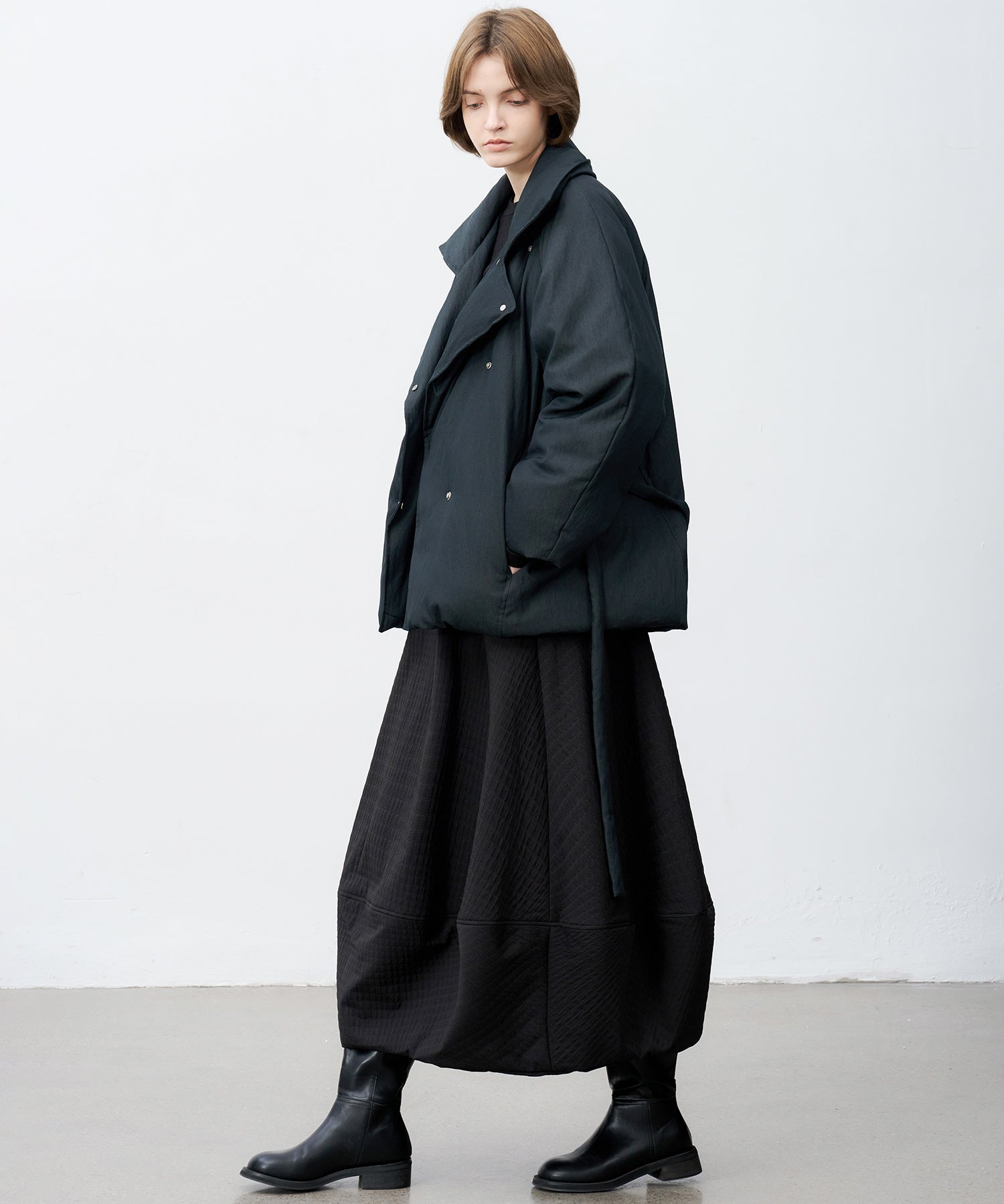 Lapel Short Down Coat