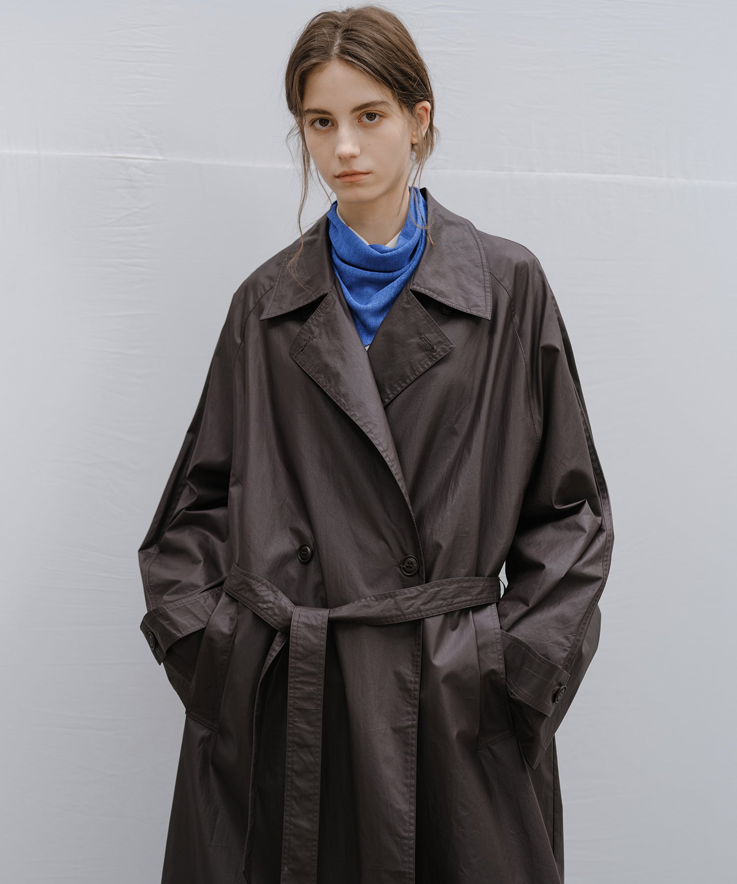 "Shipping late February to early March" Oversized Belted Long Trench Coat