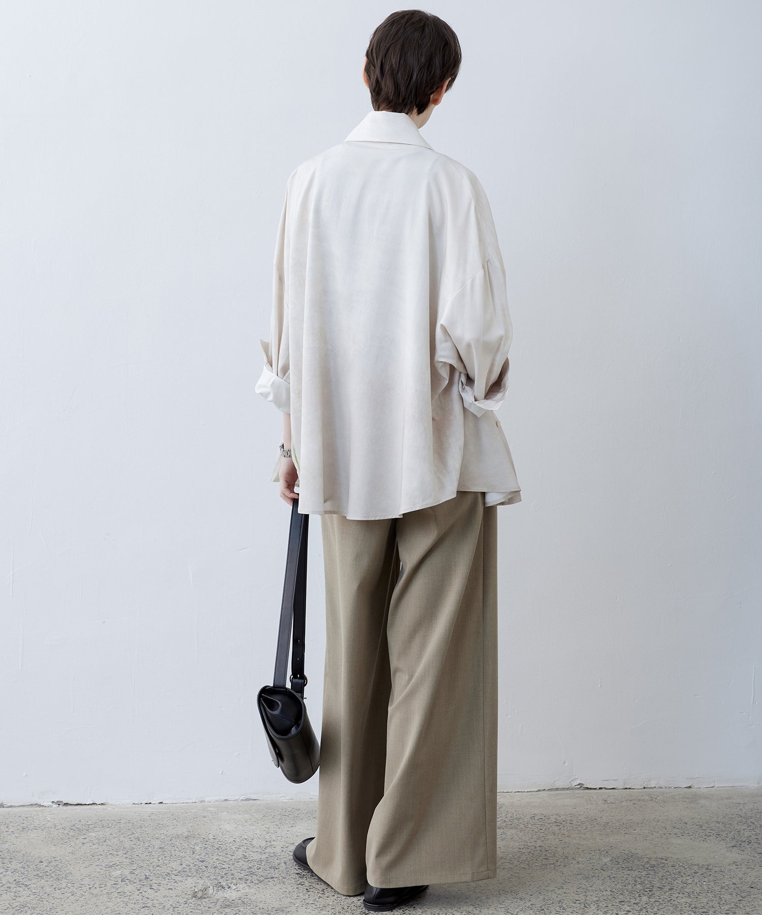 Floral Print Oversized Shirt