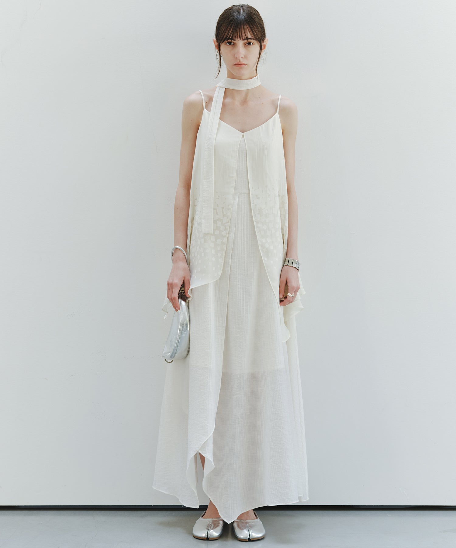 「7月中旬~下旬出荷」Gradient Layered Camisole Dress