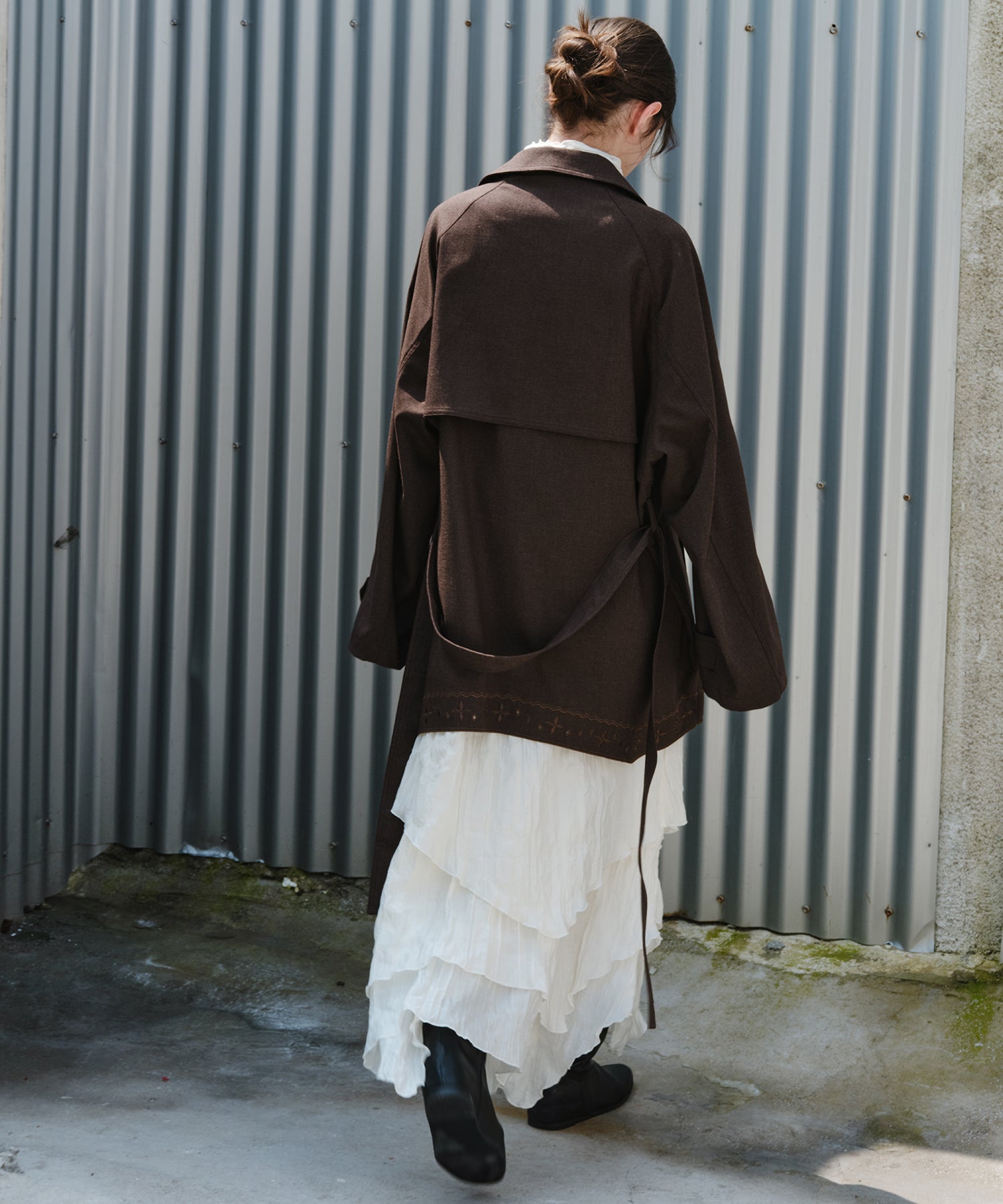 「9月下旬出荷予定」Vintage Embroidered Oversized Jacket