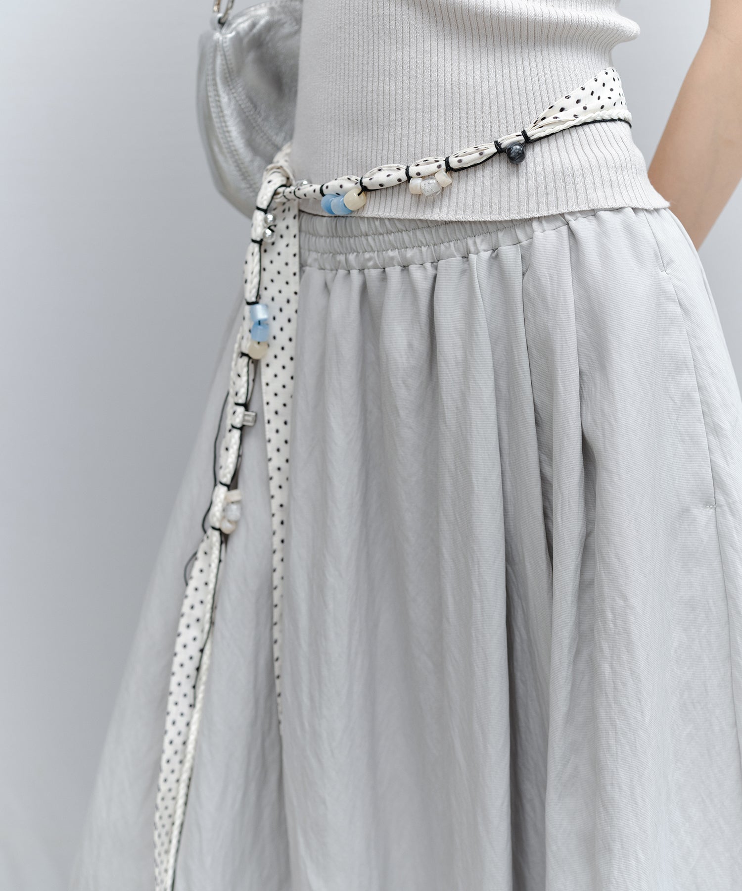 「6月上旬~中旬出荷」Handcrafted Beaded Cord Belt