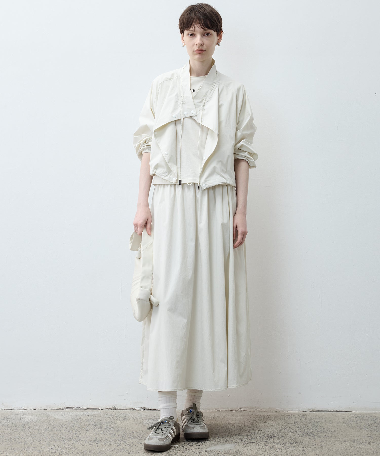 UPF50+ Drawstring Gathered Skirt