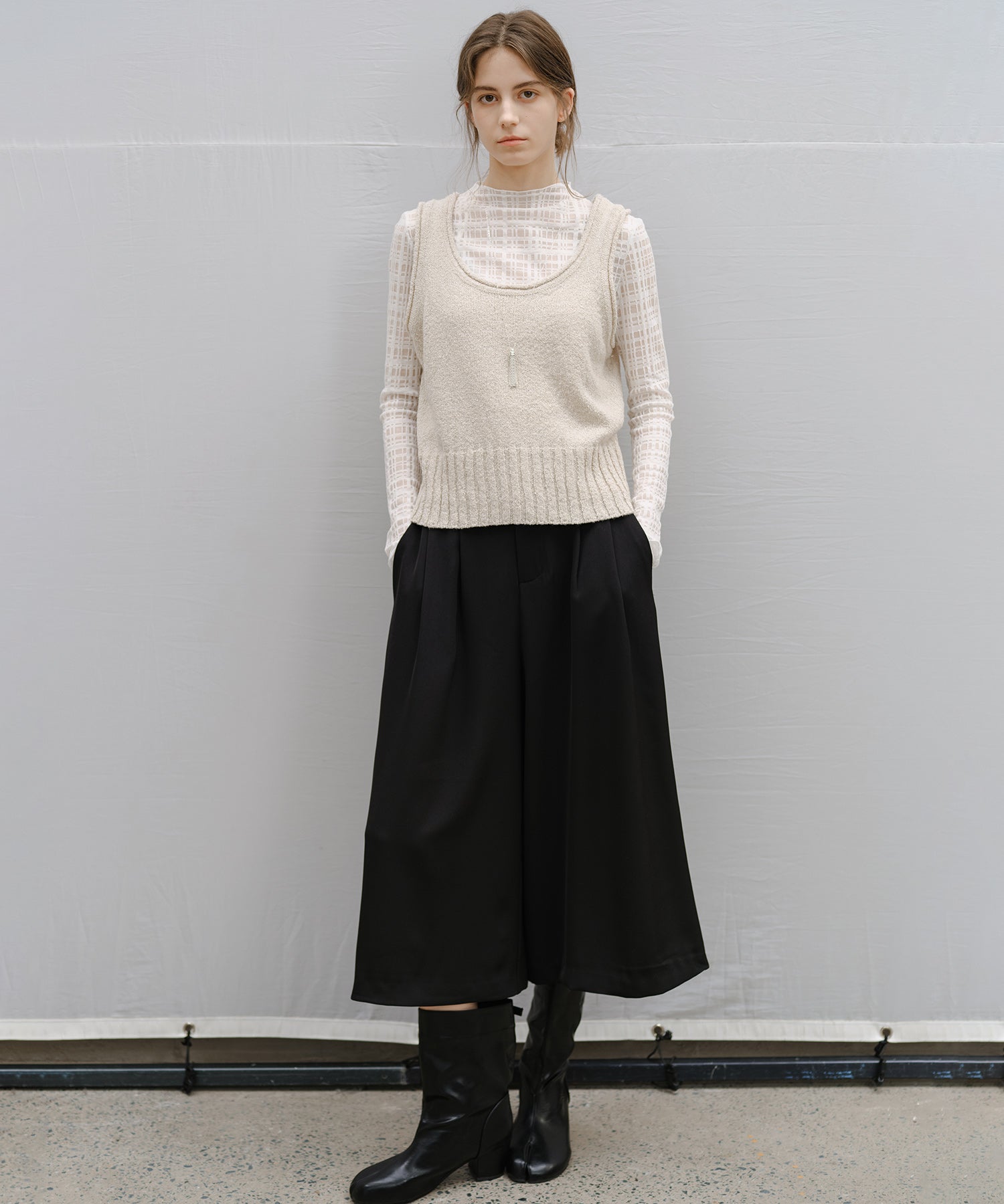 “Shipping in early March” Marl Knit Tank Vest