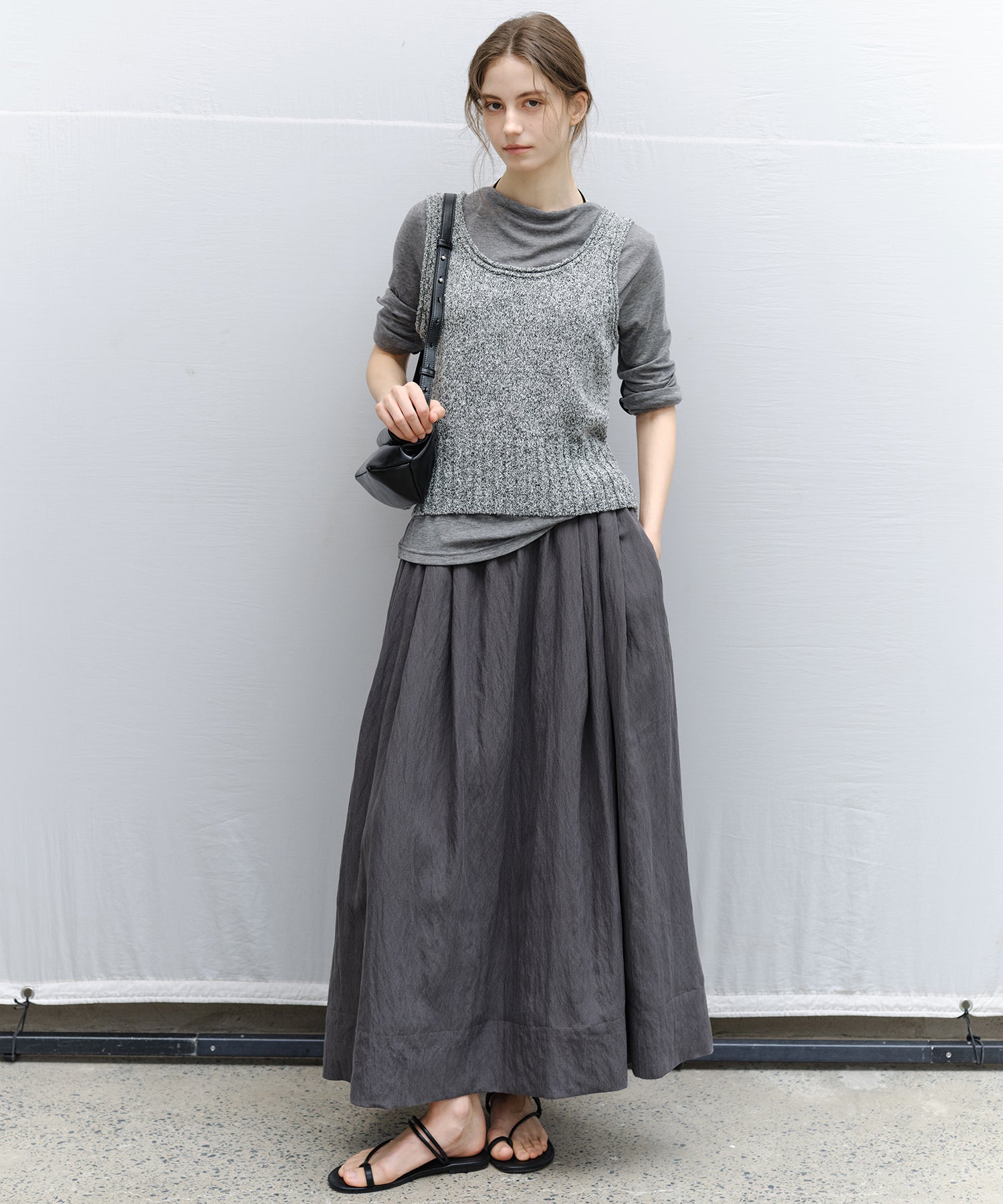 “Shipping in early March” Marl Knit Tank Vest