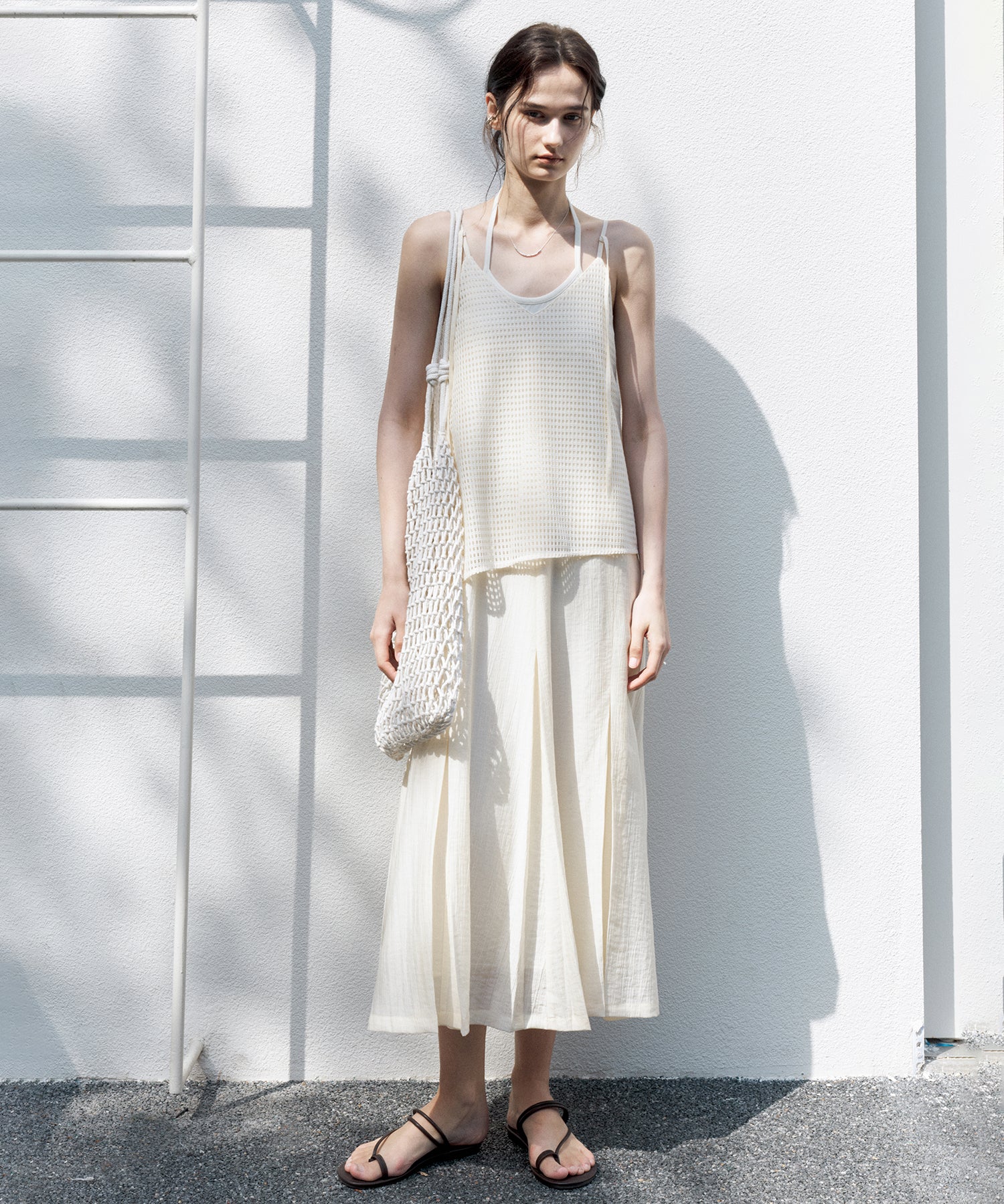 Layered Cutwork Camisole Dress