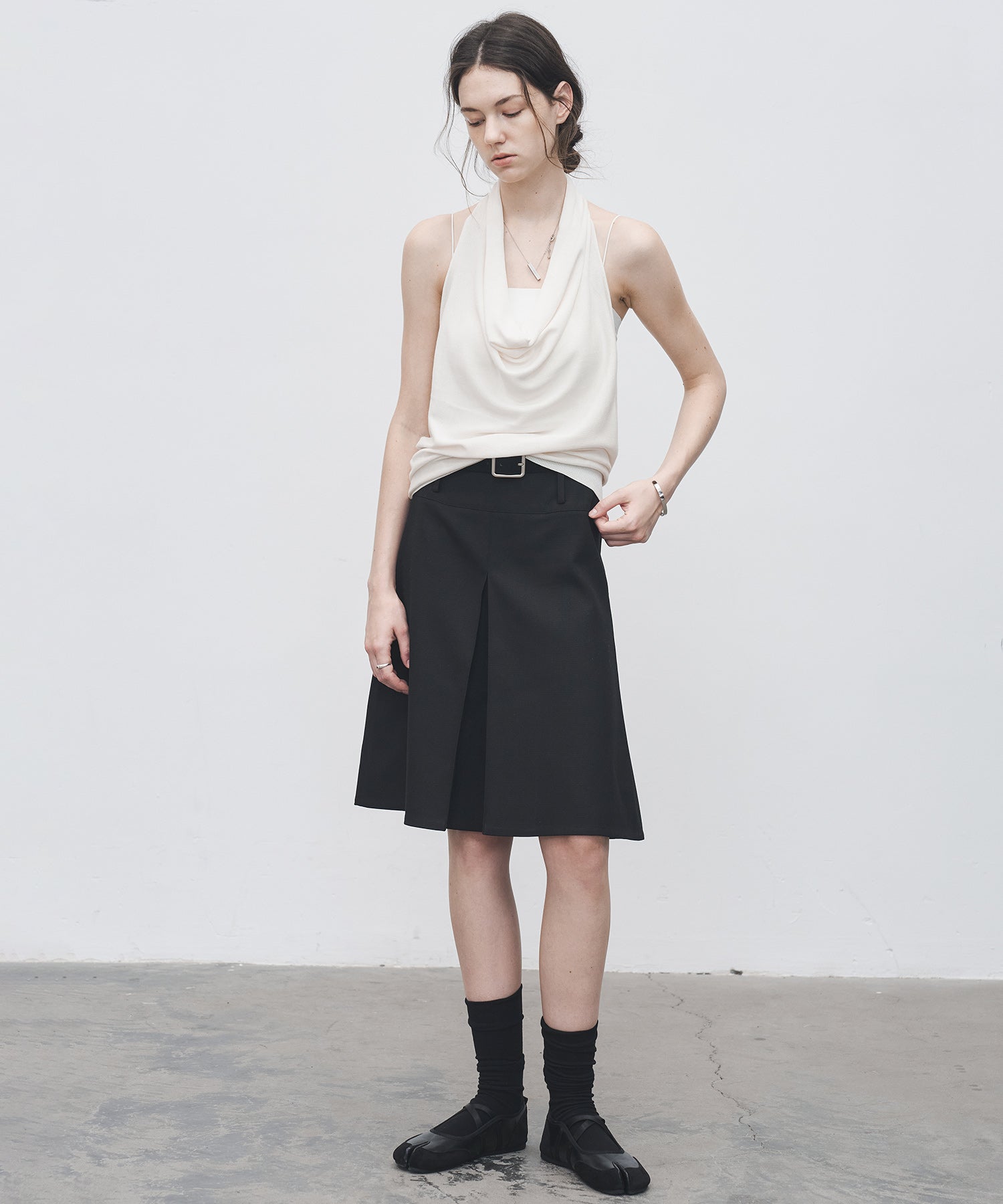 Drape Neck Halter Top