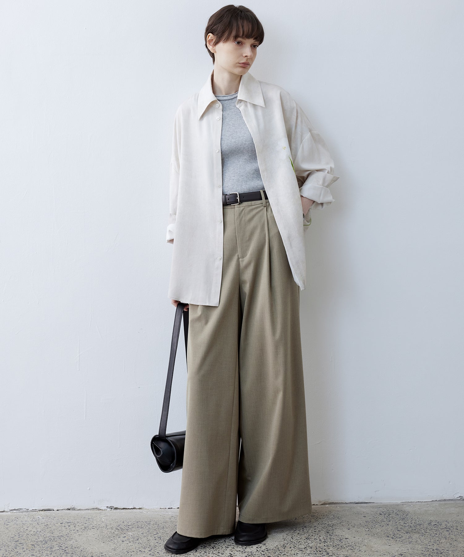 Floral Print Oversized Shirt