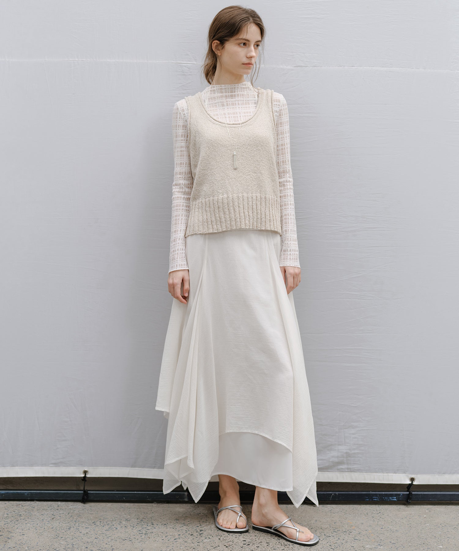 “Shipping in early March” Marl Knit Tank Vest