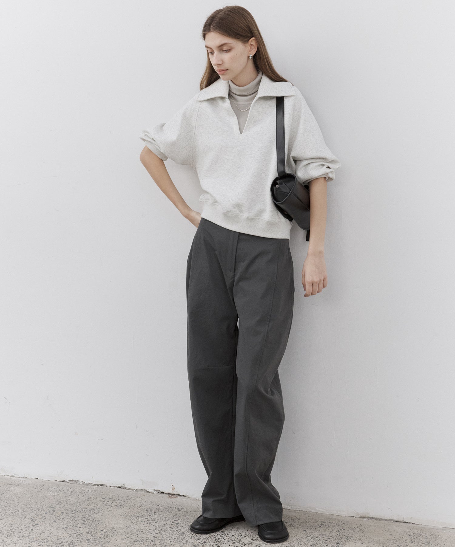 Polo Collar Skipper Sweatshirt