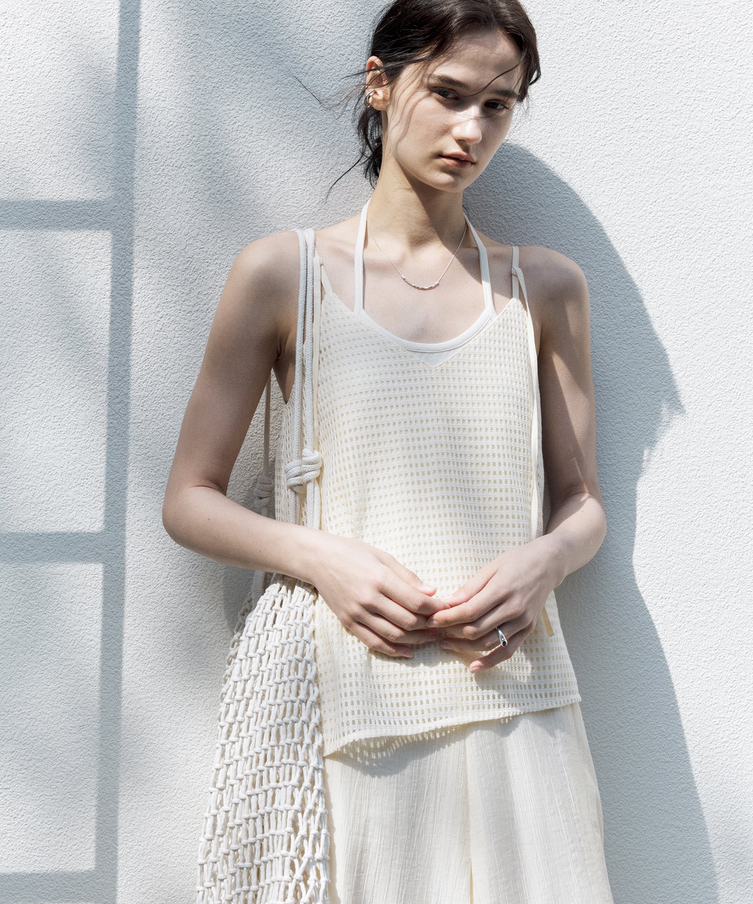 Layered Cutwork Camisole Dress