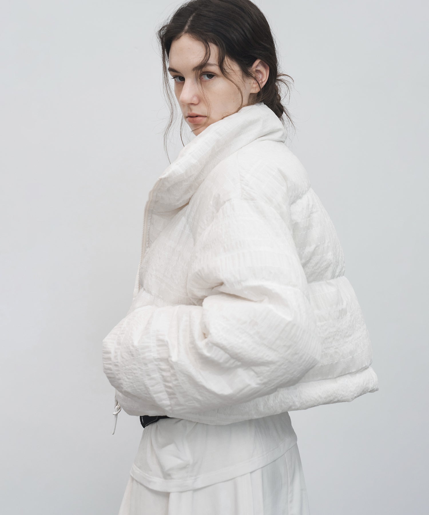 Textured Lightweight Down Jacket