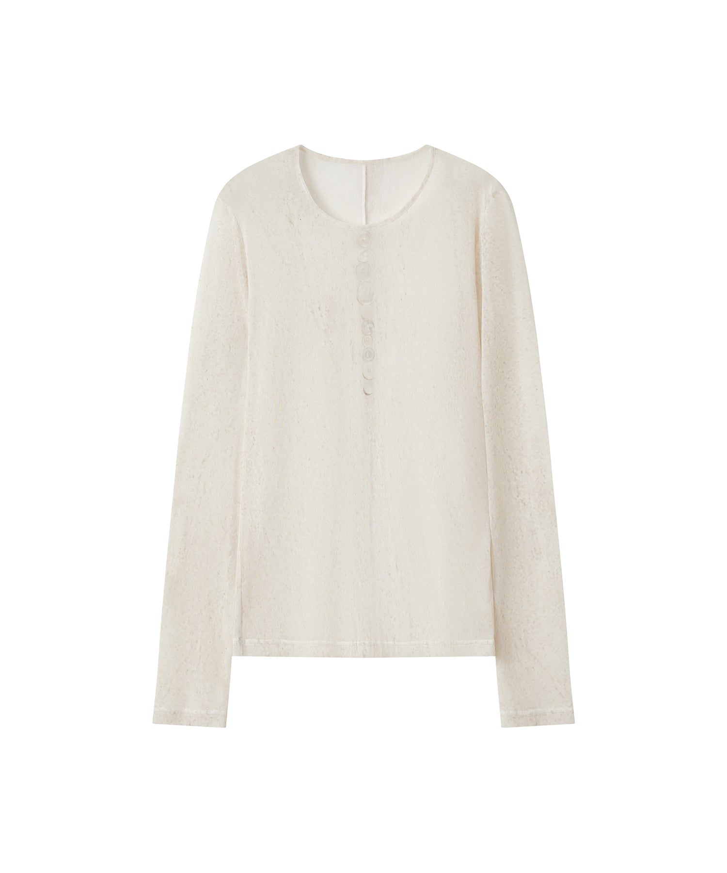 Essential Translucent Mesh Printed Top