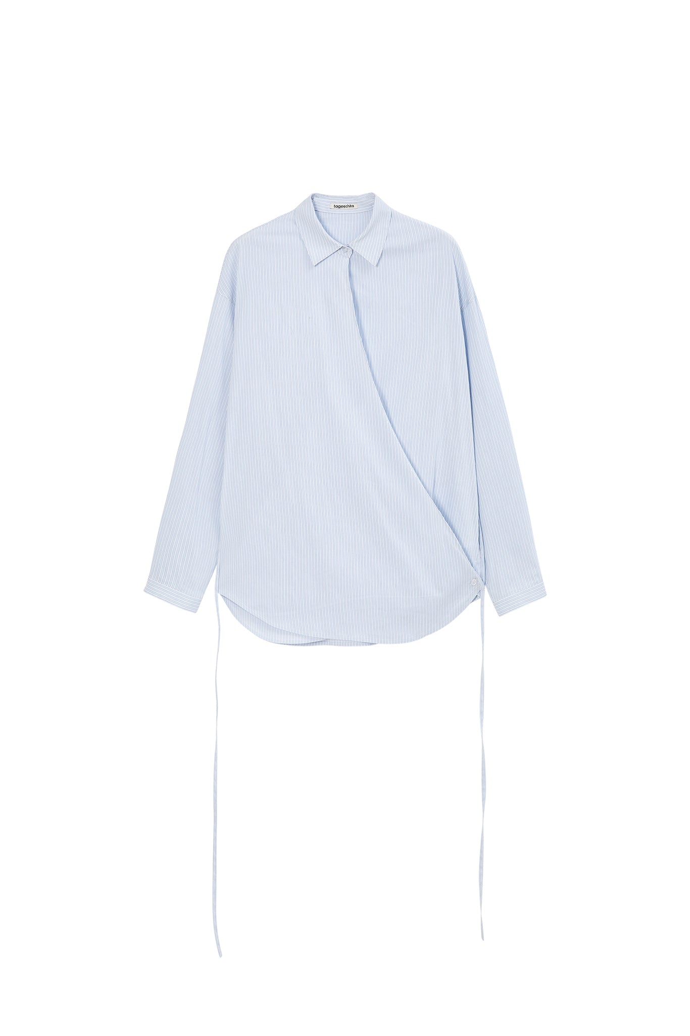 Plaid Asymmetric Shirt