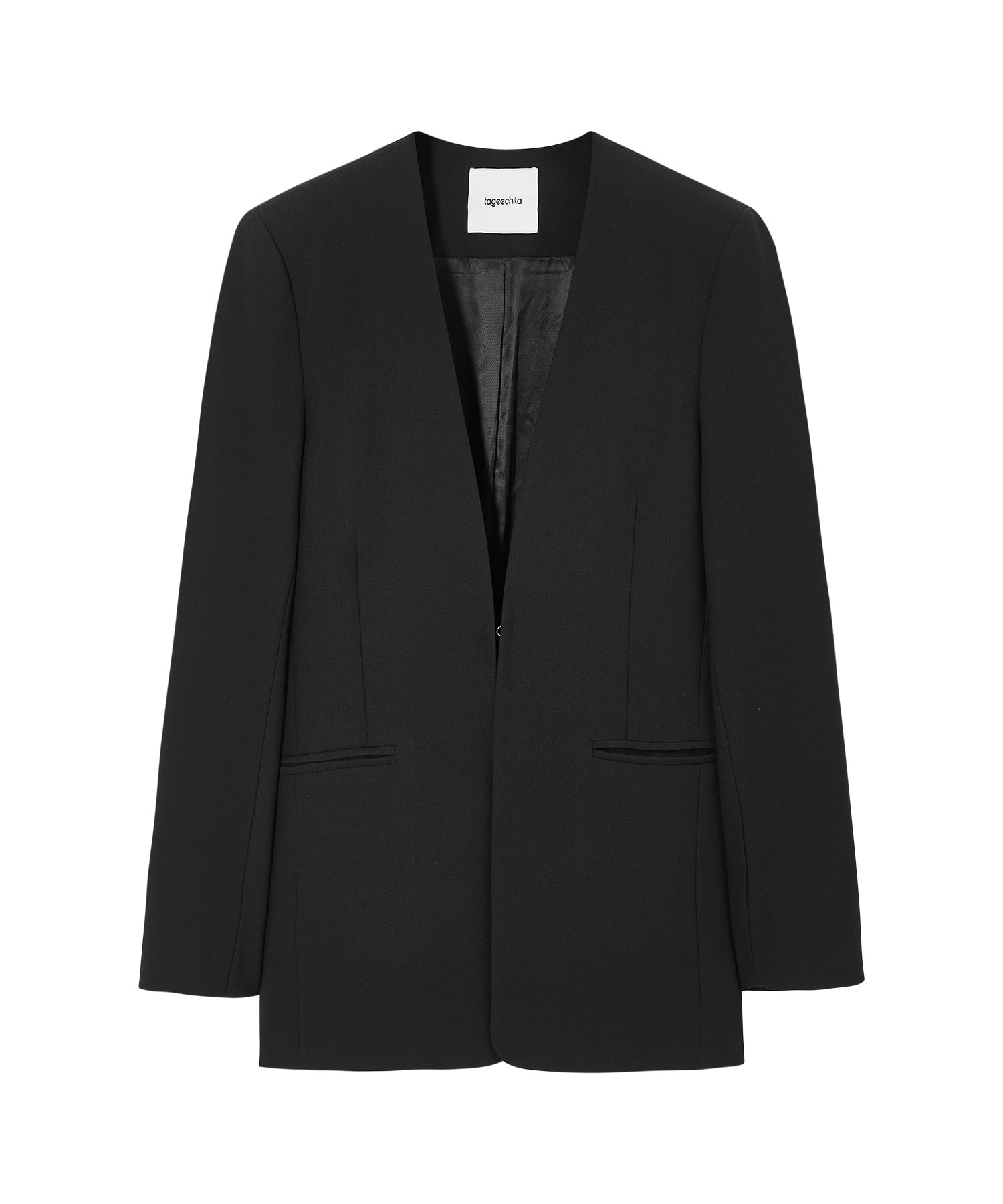 Essential Collarless Jacket