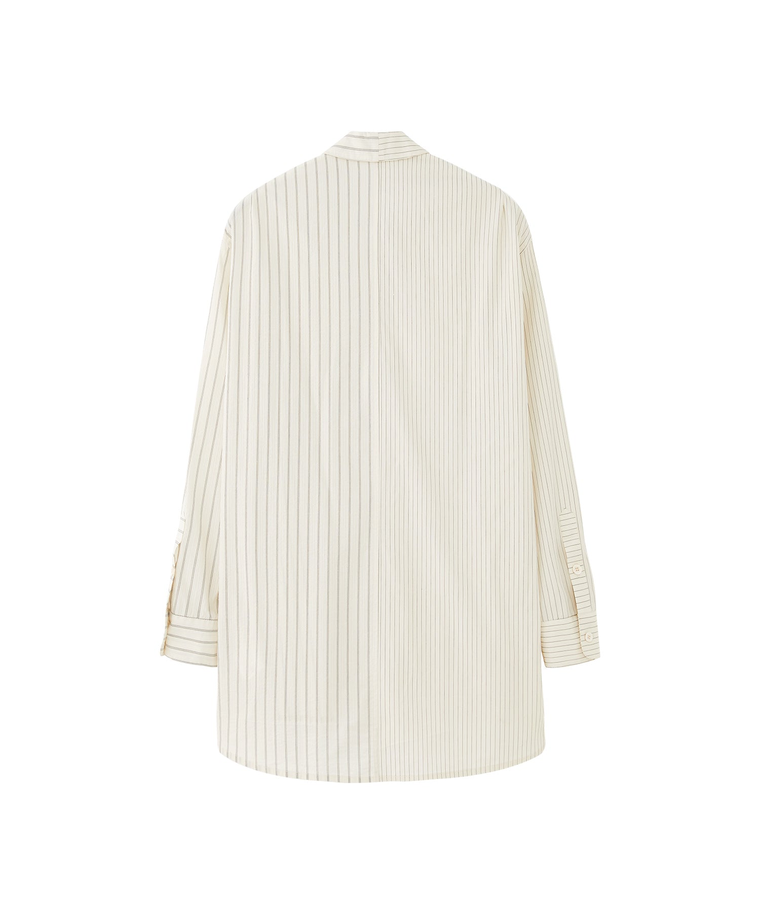 Oversized Stripe Combo Shirt